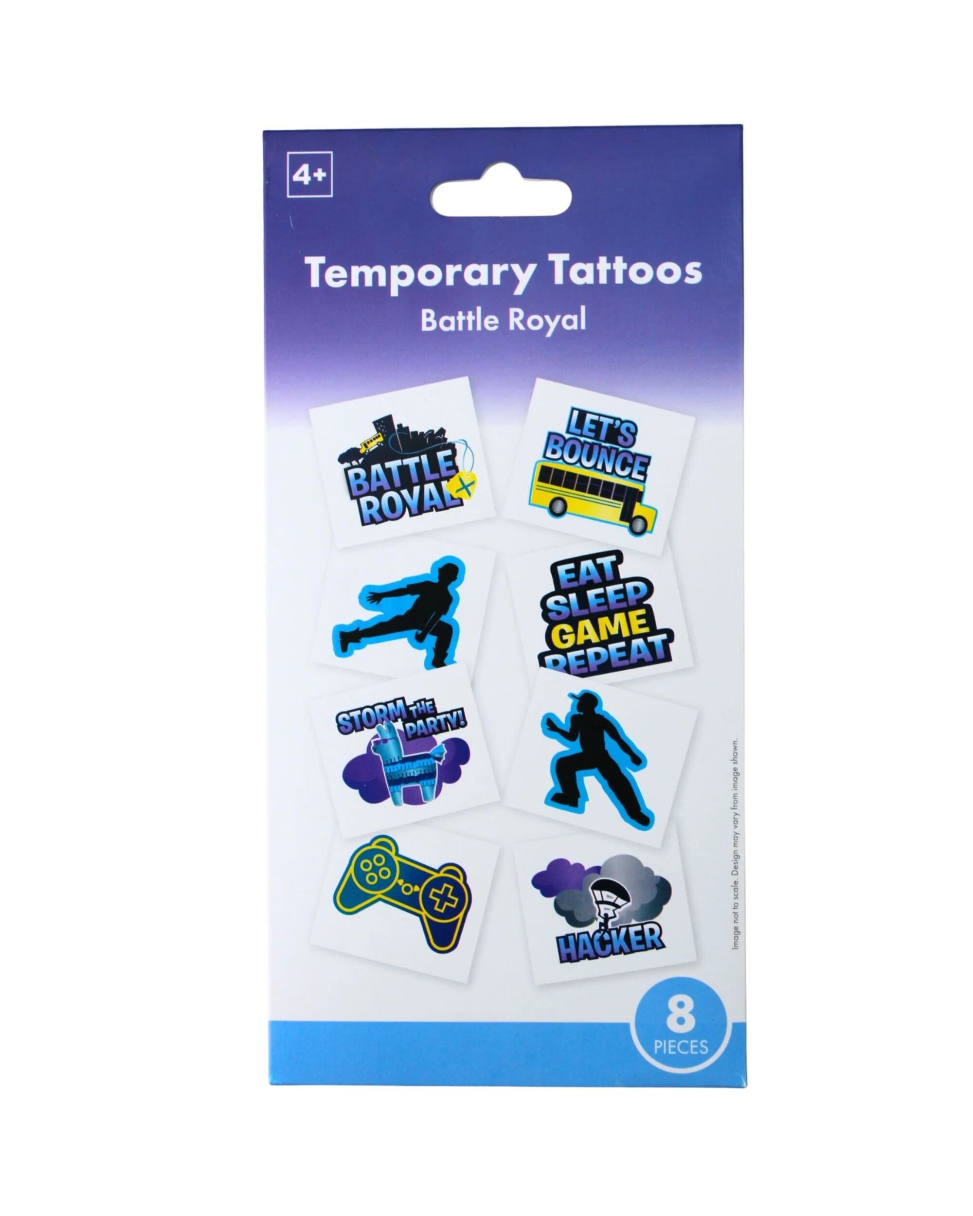2 Anagram Battle Royal Tattoos Pack of 8, 2 of 3