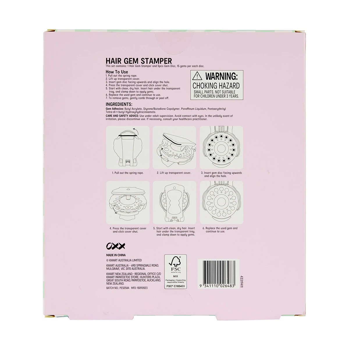 10 OXX Junior Hair Gem Stamper, 10 of 10