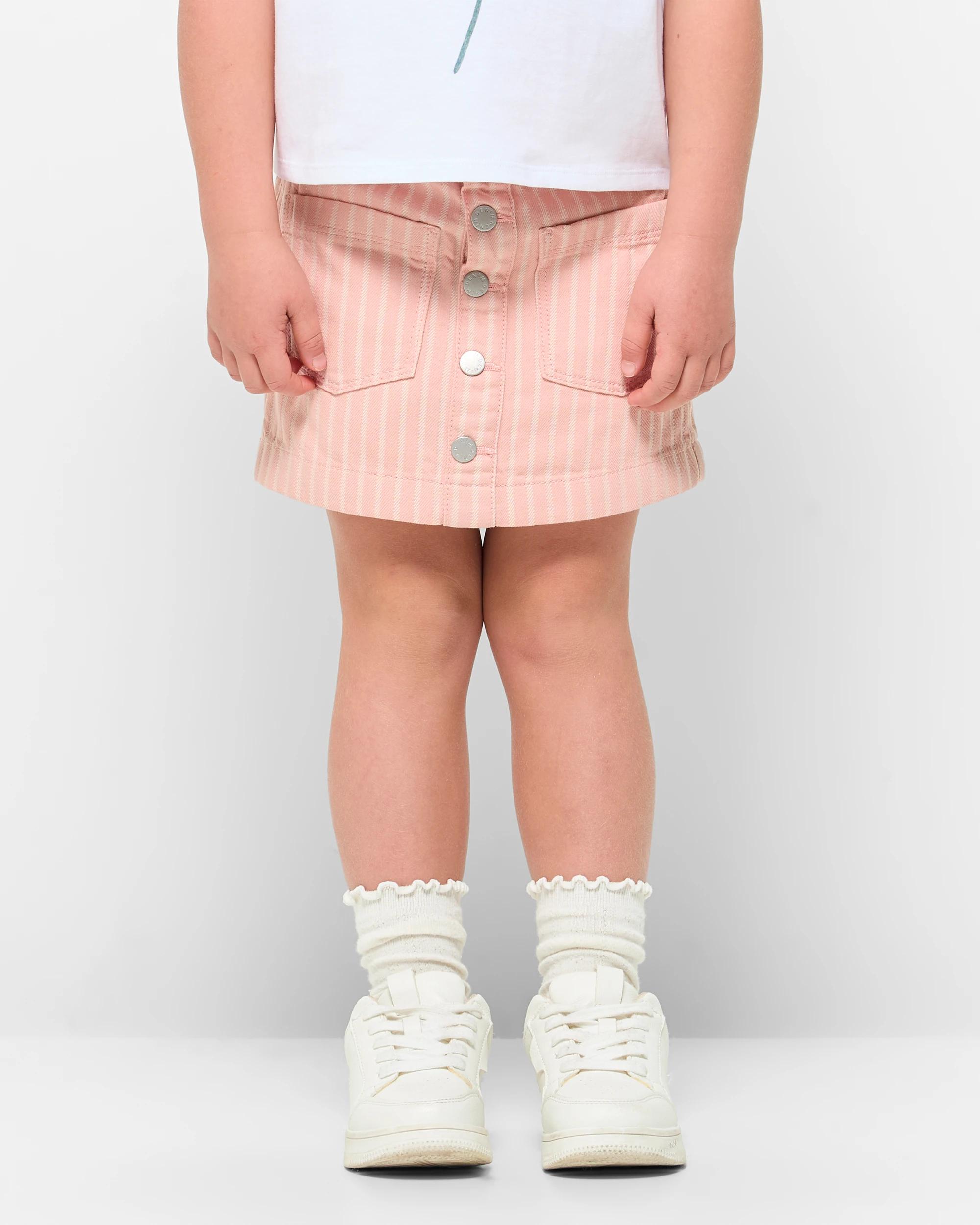 1 Target Striped Denim Skort PINK STRIPE, 1 of 5