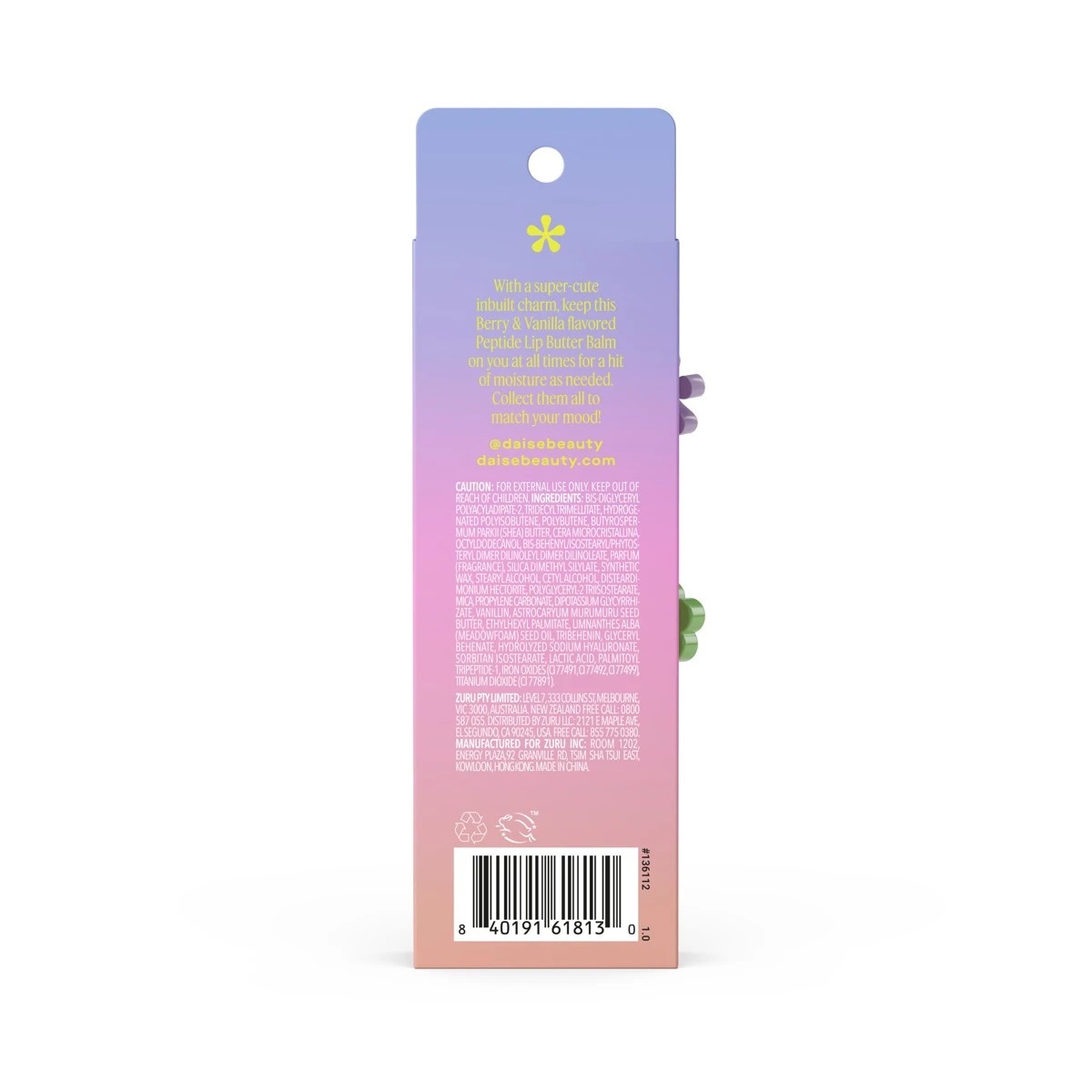 2 DAISE Peptide Lip Butter Balm 15ml - Berry & Vanilla, 2 of 10