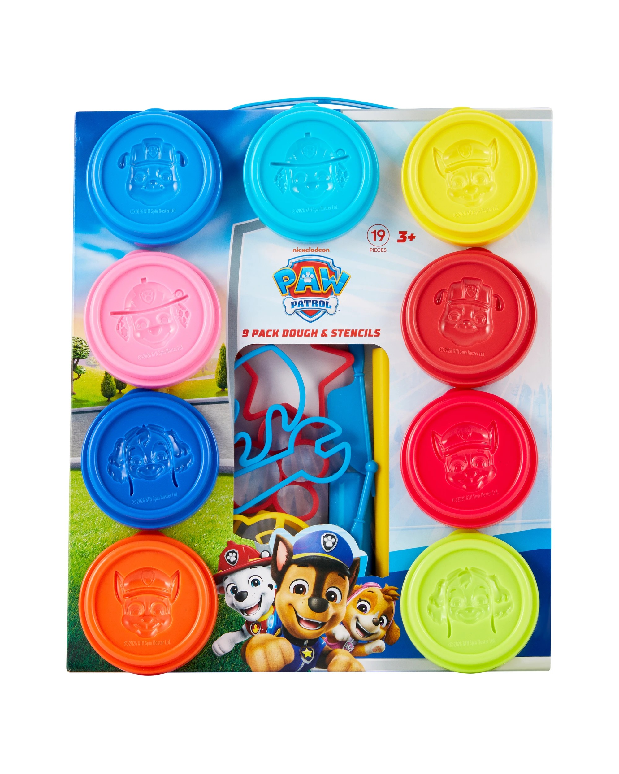 1 Nickelodeon PAW Patrol 19 Piece Dough and Stencil Set, 1 of 5
