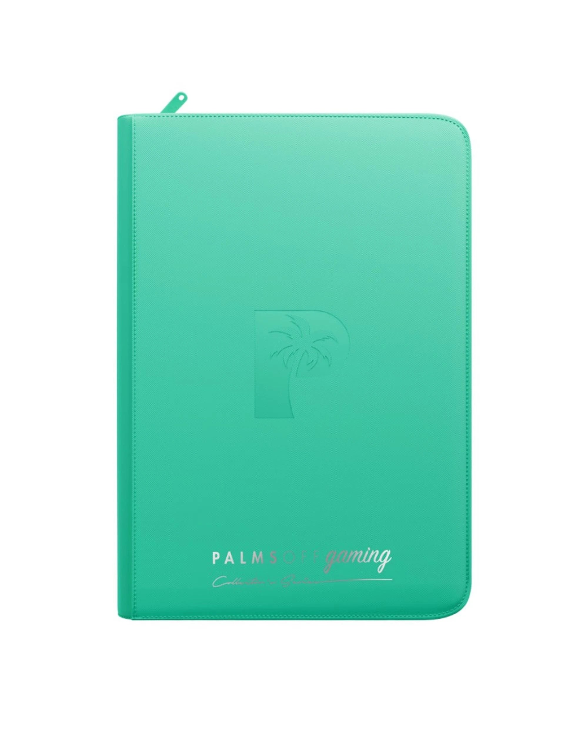 7 Palms Off Gaming Collector's Series Top Loader 9 Pocket Zip Binder - Turquoise, 7 of 7
