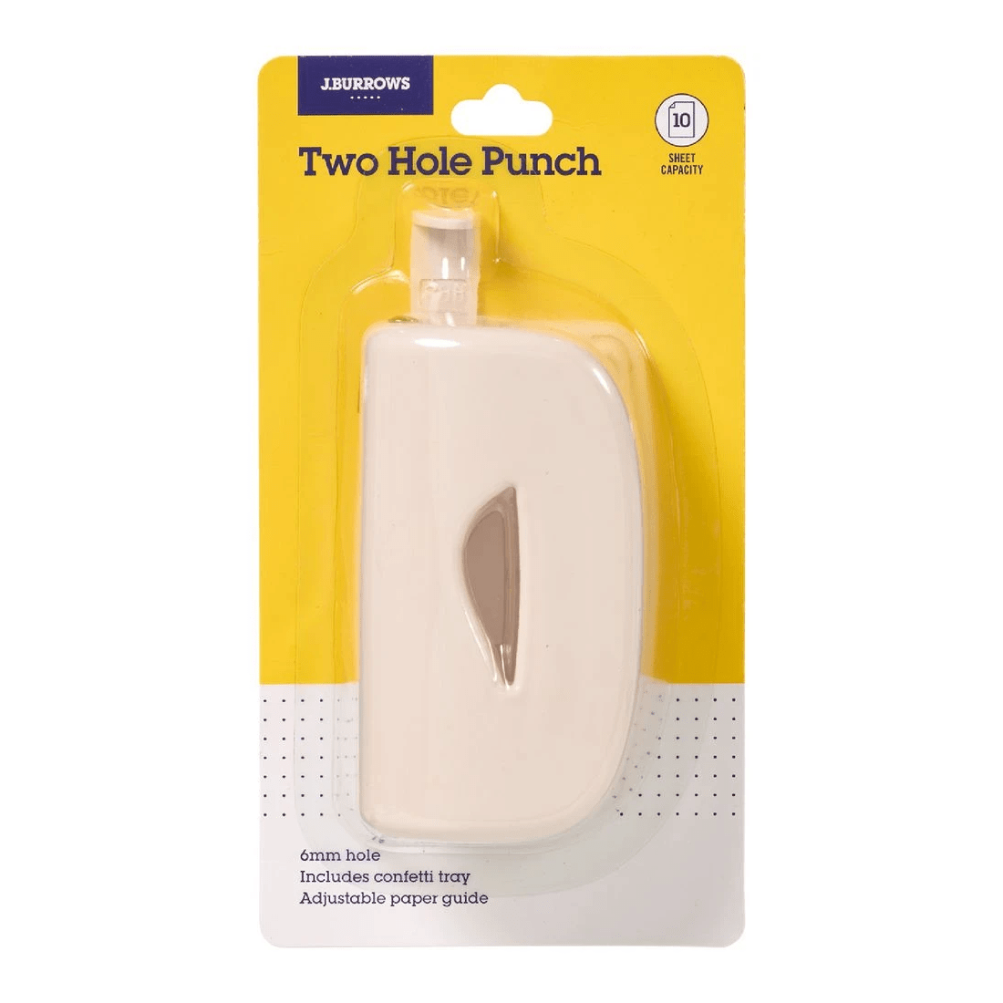 2 J.Burrows 2 Hole Punch Stone, 2 of 3