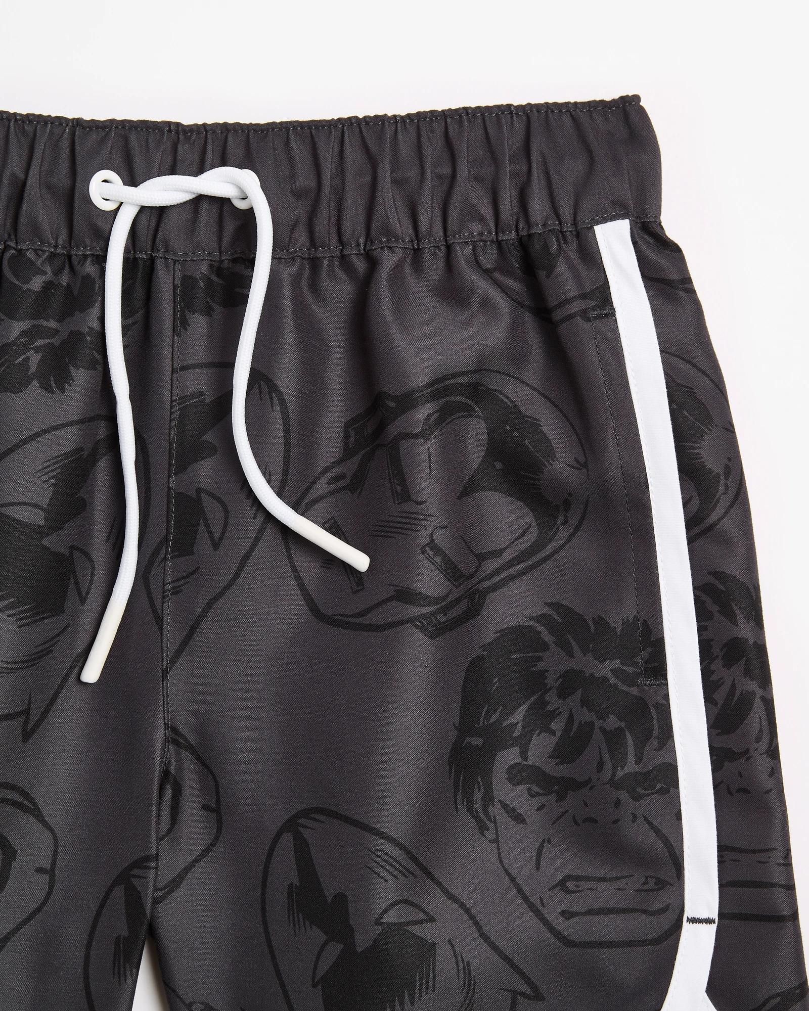 2 Disney Marvel Swim Boardshorts BLACK, 2 of 3