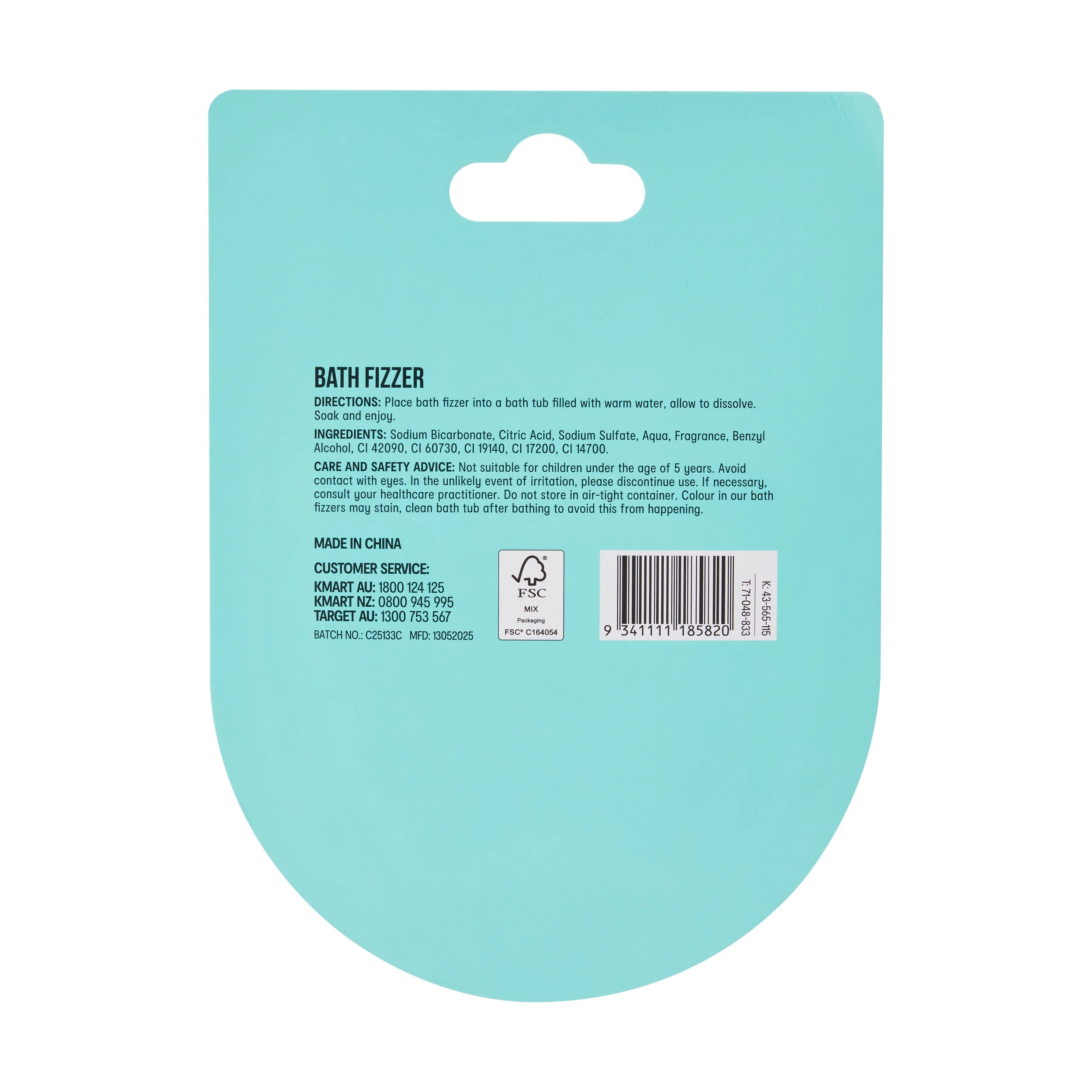 5 OXX Bodycare Spa Fizz Bath Fizzer 100g - Vanilla Scented, 5 of 5