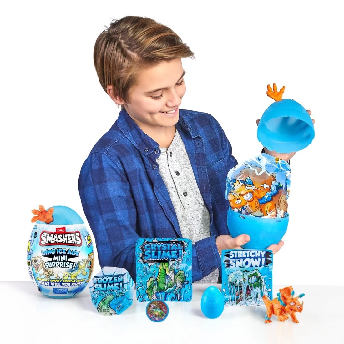 5 10 Piece Zuru Smashers Dino Ice Age Mini Surprise Egg - Assorted, 5 of 7
