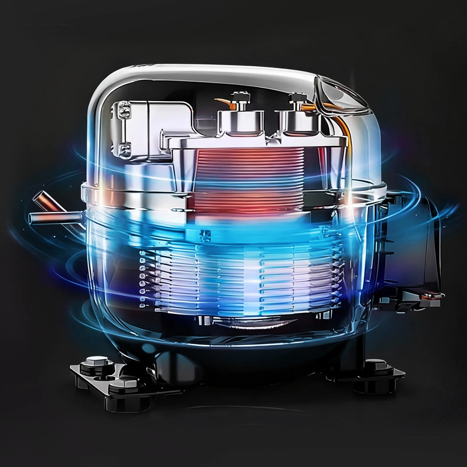 9 Alfordson Commercial Ice Maker Machine 45-60kg Ice Cube Stainless Steel - Black, 9 of 10
