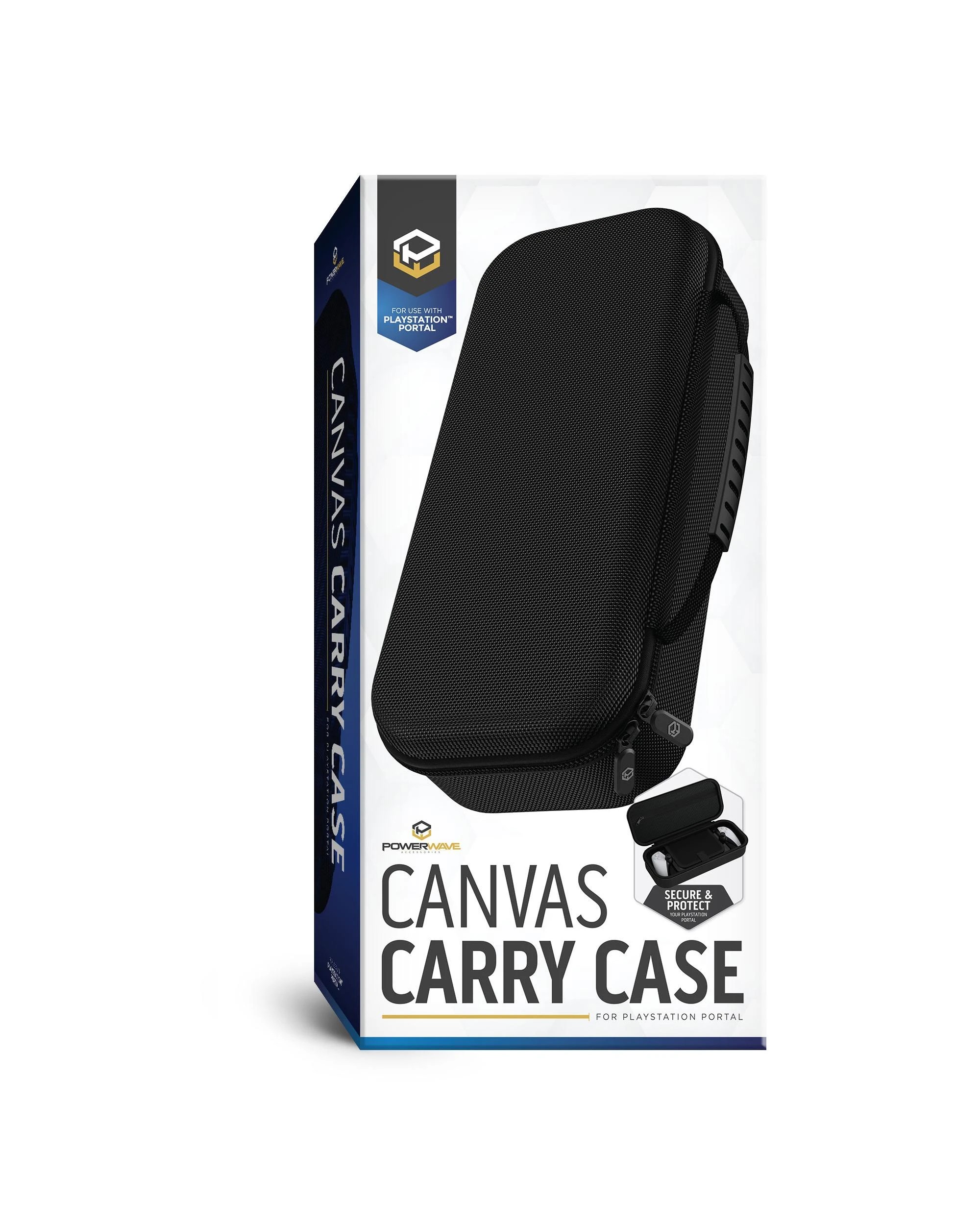 1 Powerwave Canvas Carry Case for PlayStation Portal - Black, 1 of 5
