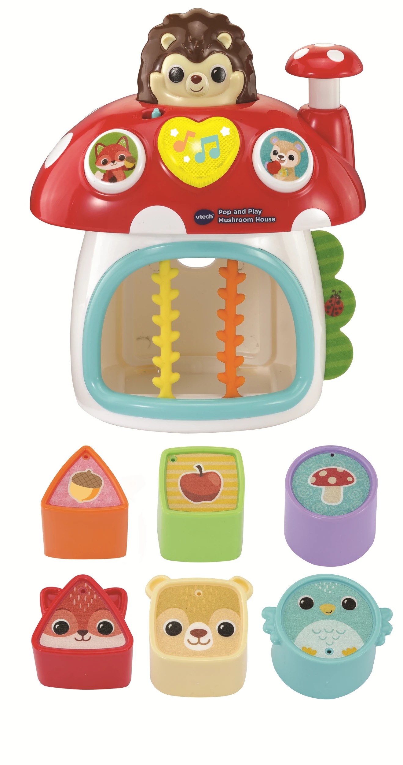 2 VTech Baby Pop and Play Mushroom House, 2 of 4