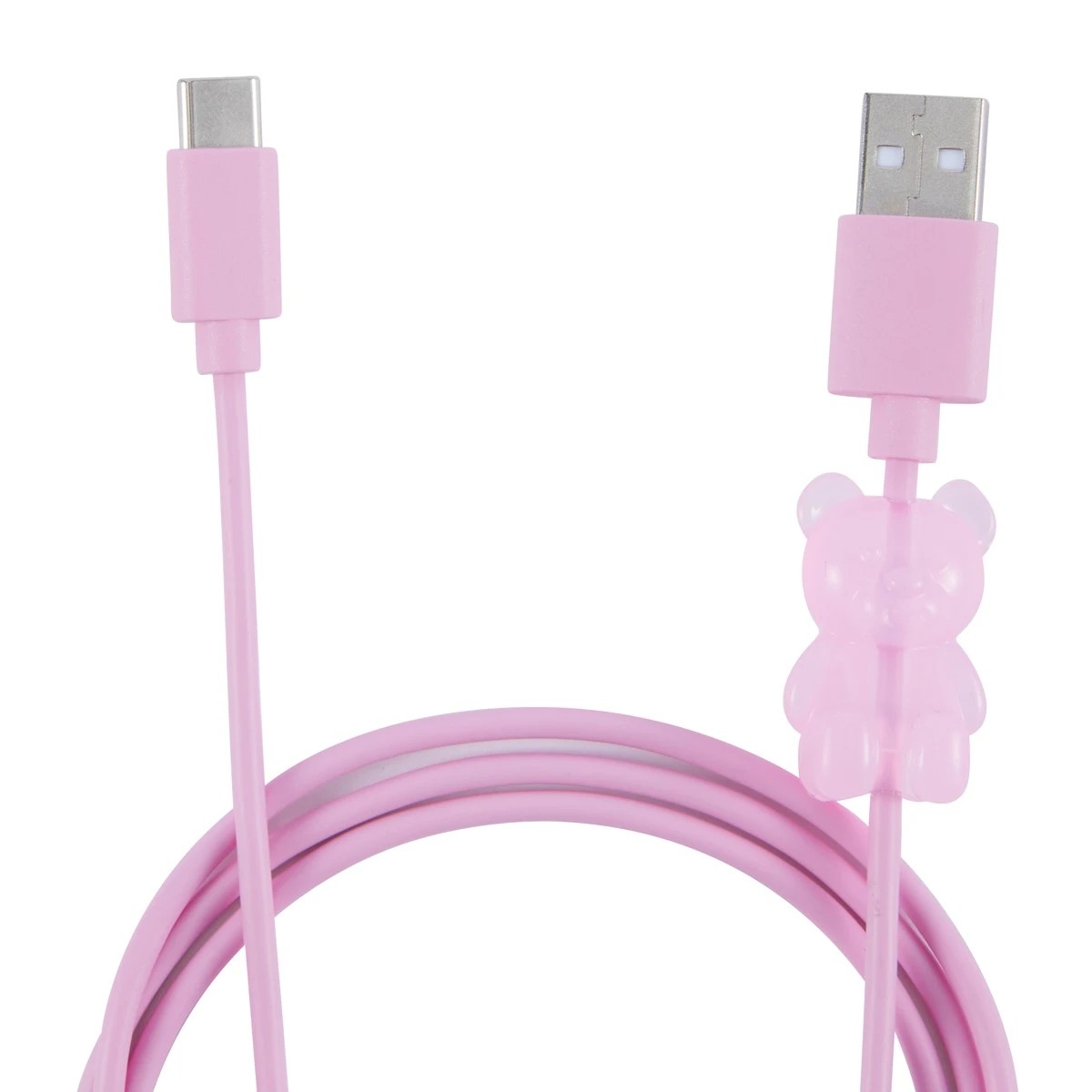 1 USB-A to USB-C Cable - Jelly Bear, 1 of 4