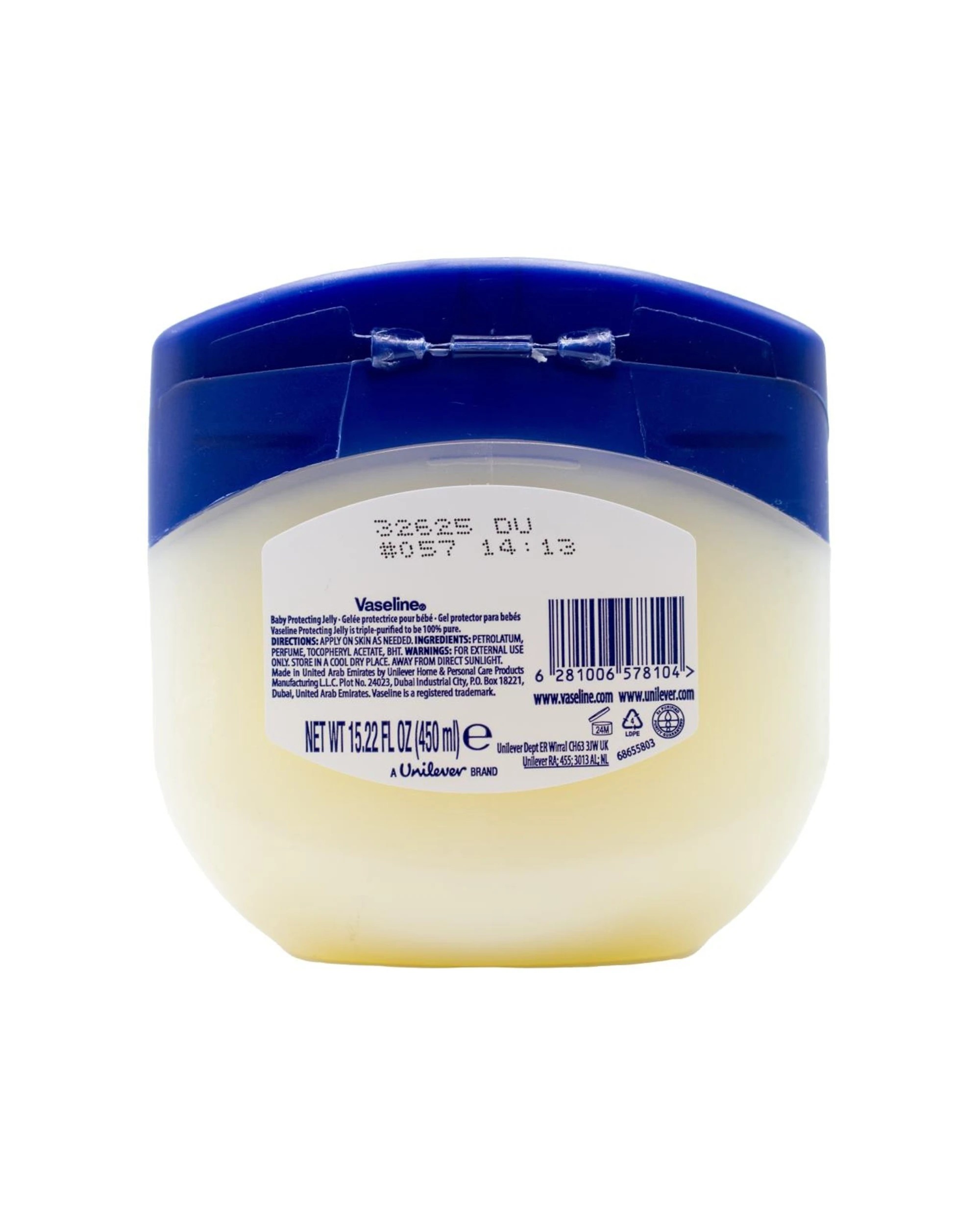 3 Vaseline 2PK Baby Protecting Petroleum Jelly Moisturiser 450ml - Multi, 3 of 3