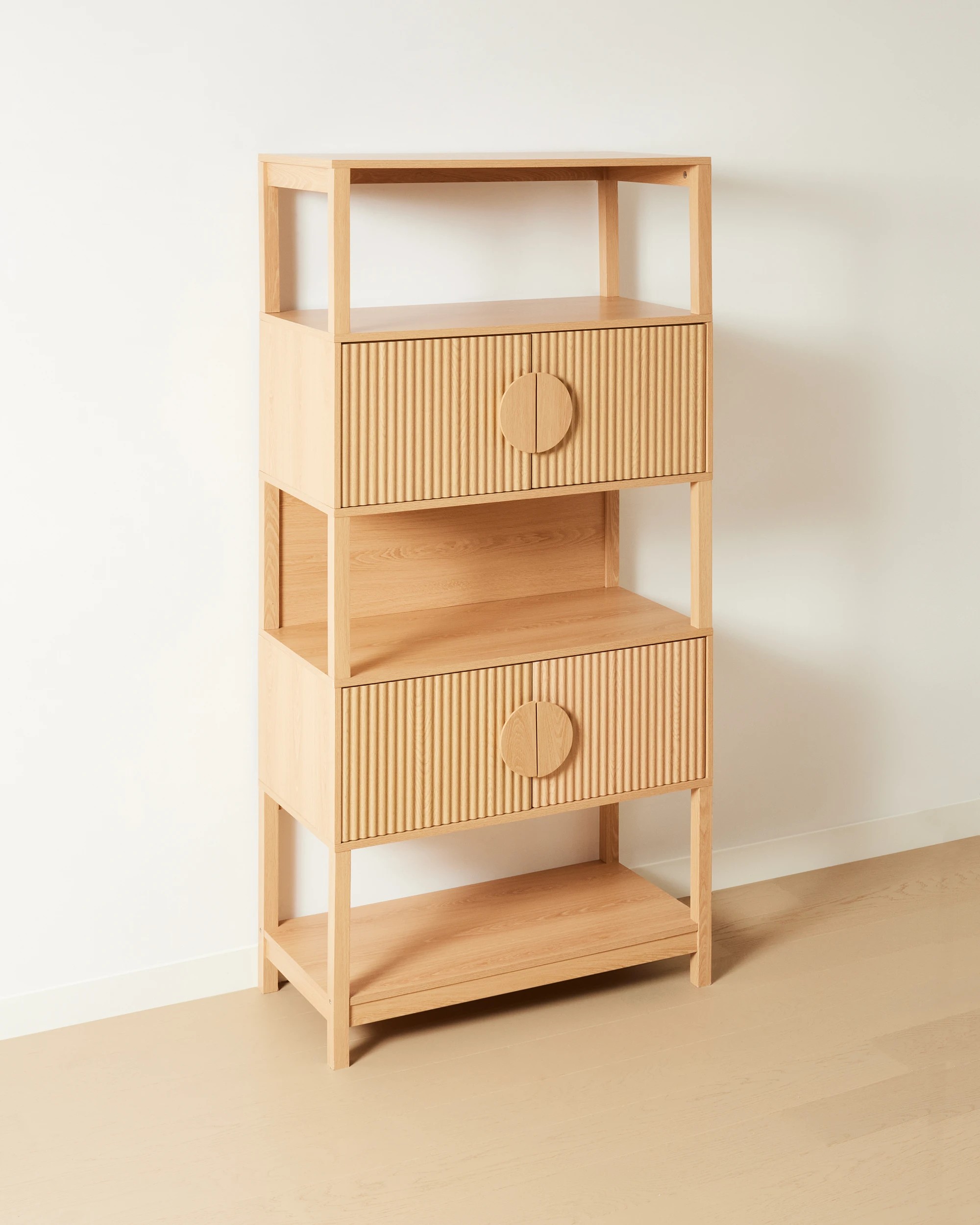 2 Ryan Tall Bookshelf with Doors, 2 of 6