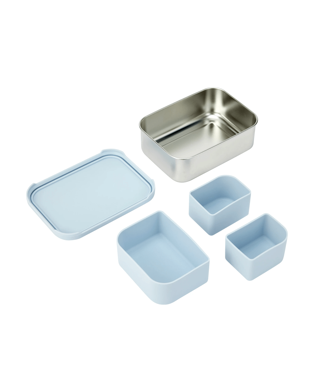 3 Stainless Steel & Silicone Snack Box, 3 of 5