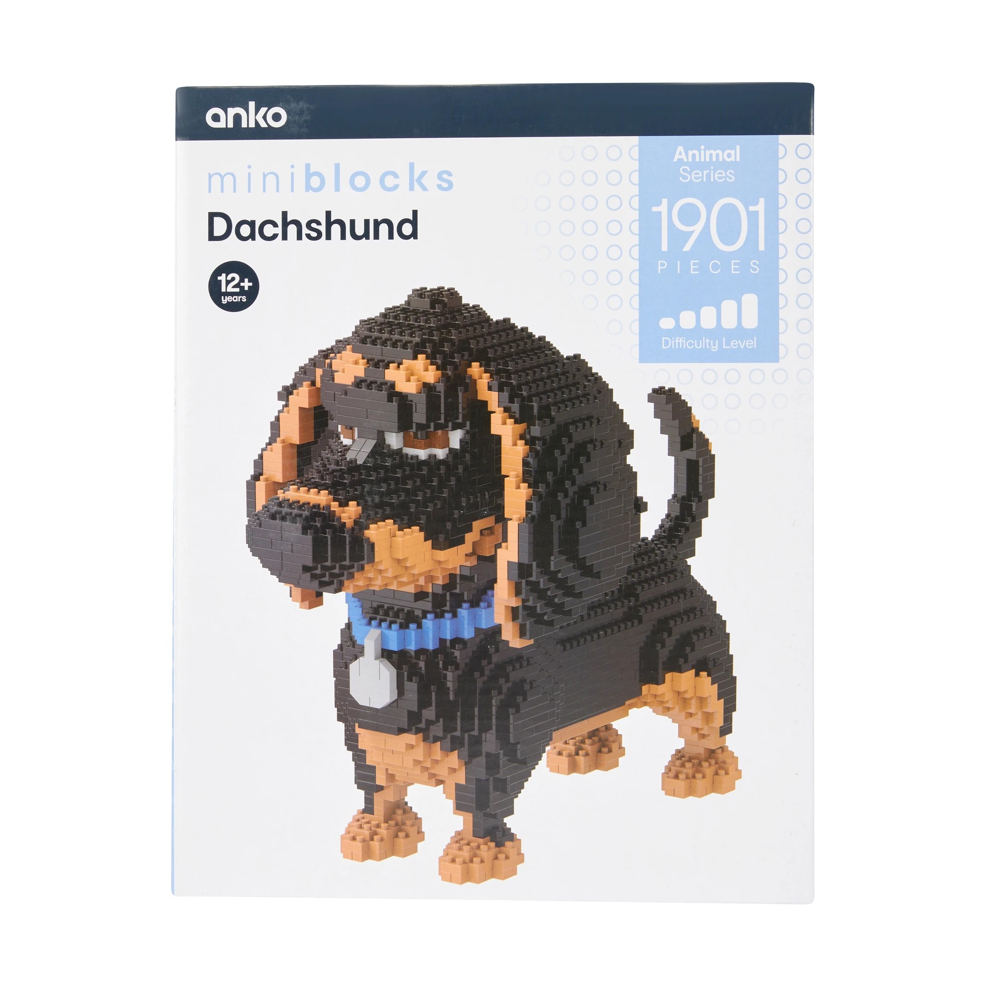1 1901 Piece Mini Blocks Animal Series: Dachshund, 1 of 5