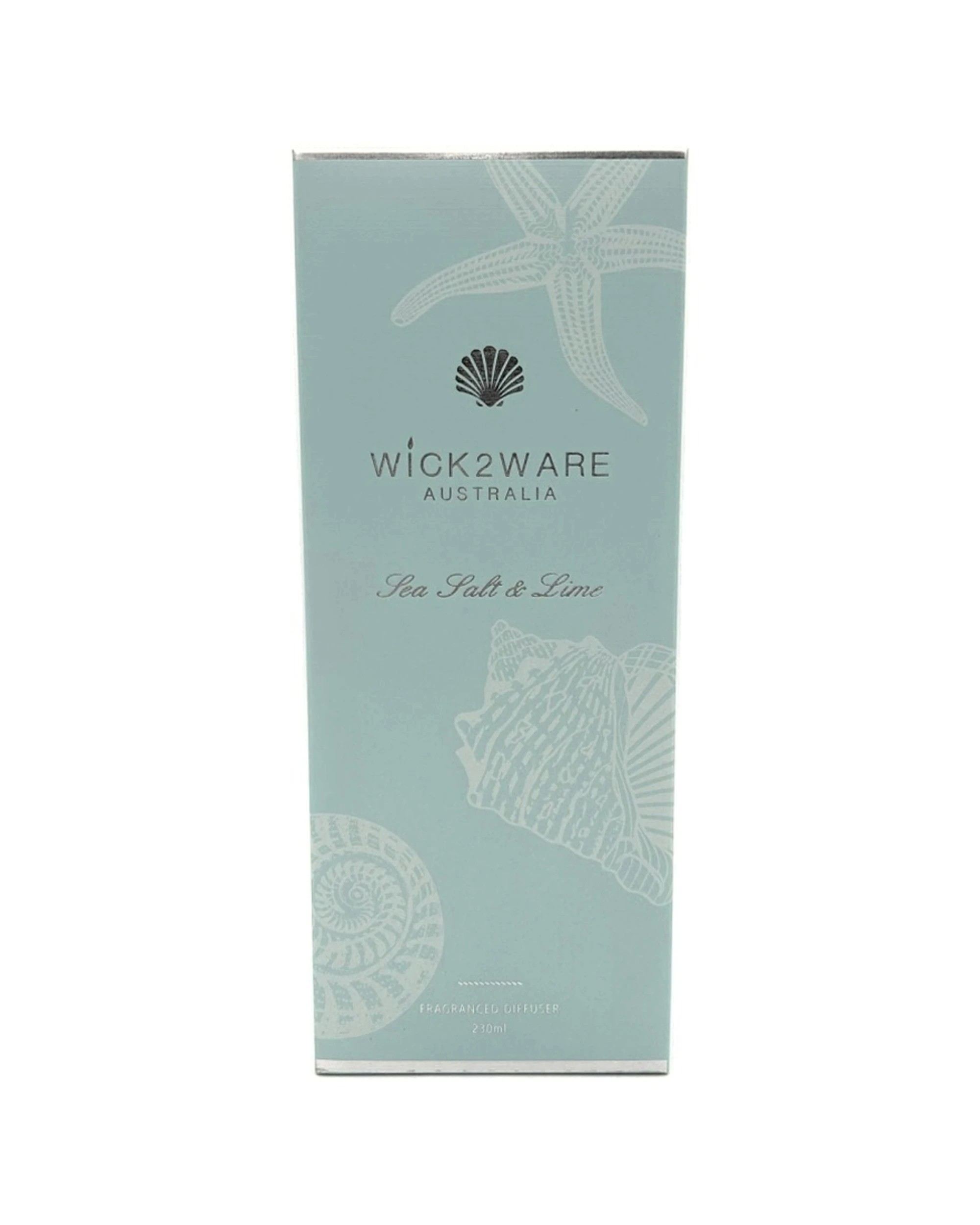 1 Wick2Ware Scented Reed Diffuser Home Fragrance Sea Salt and Lime 230ml - Blue, 1 of 1