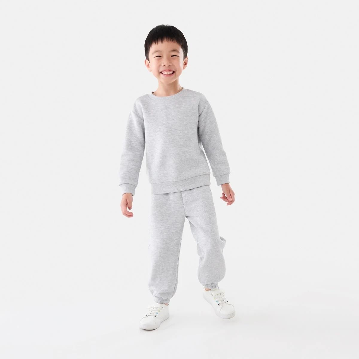 5 Plain Crew Neck Sweatshirt Slvr Marle, 5 of 8