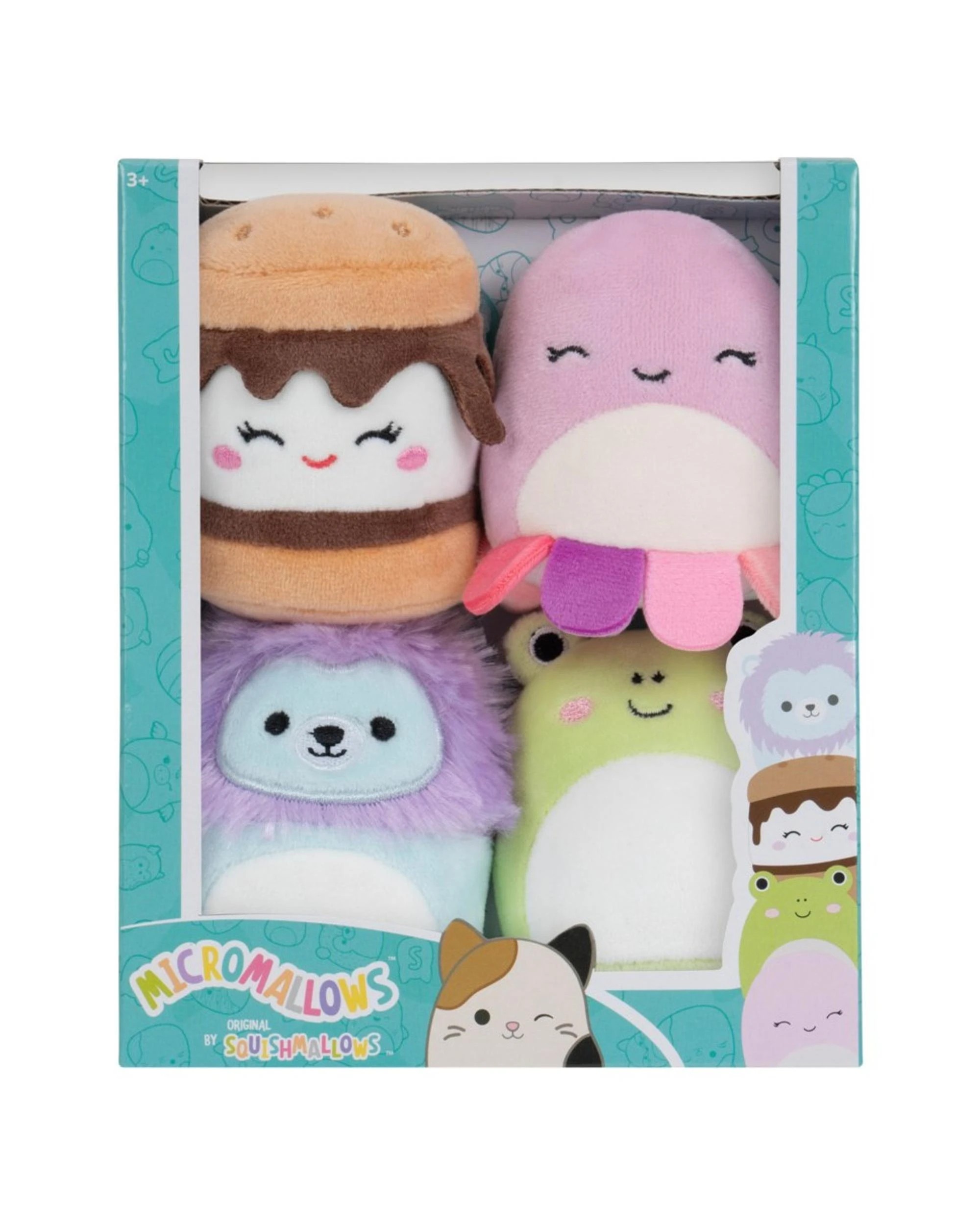 1 Squishmallows Micromallows 2.5 inch Plush 4 Pack - Luciano the Lion, 1 of 3