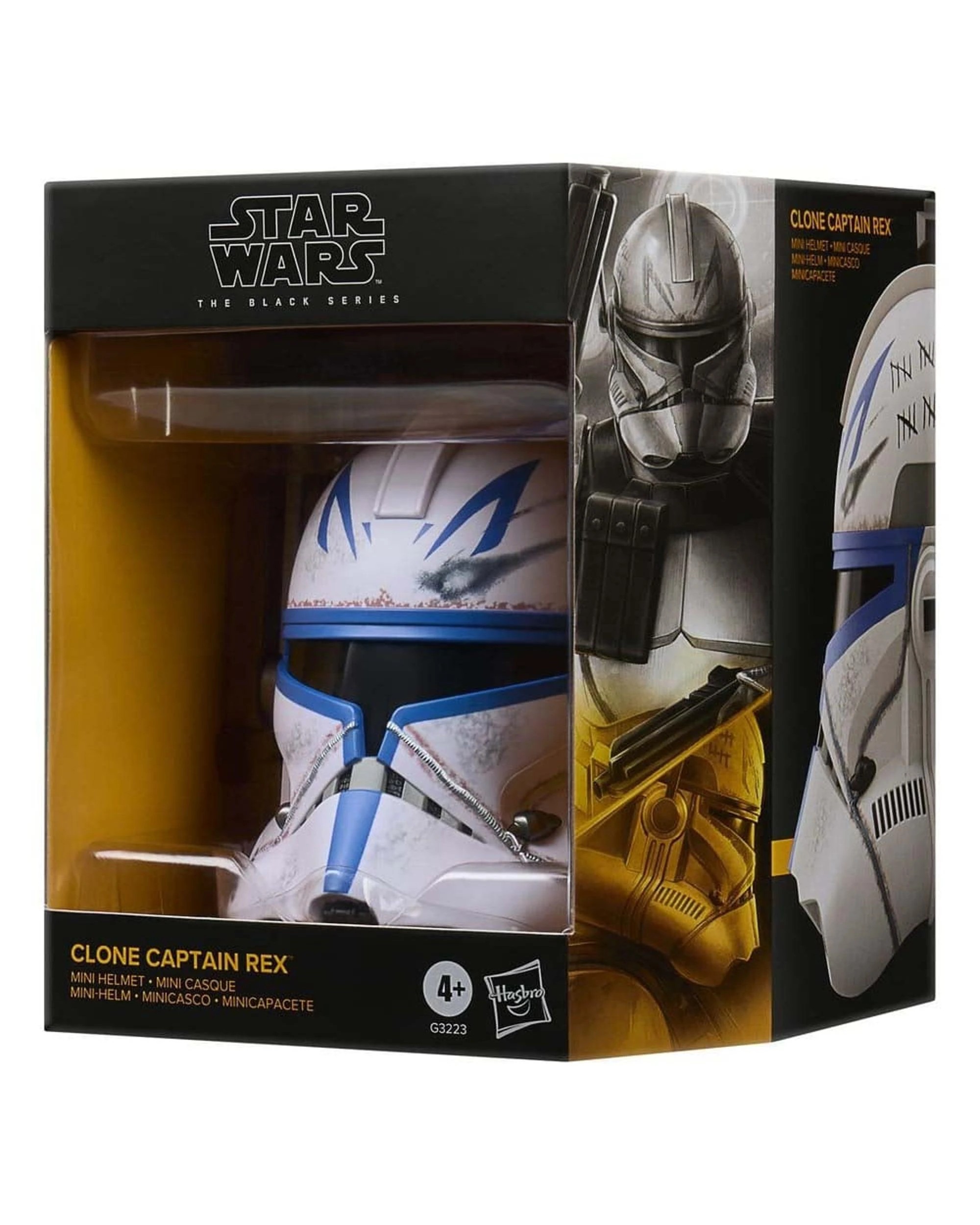 3 Star Wars The Black Series Clone Captain Rex Mini Helmet, 3 of 3