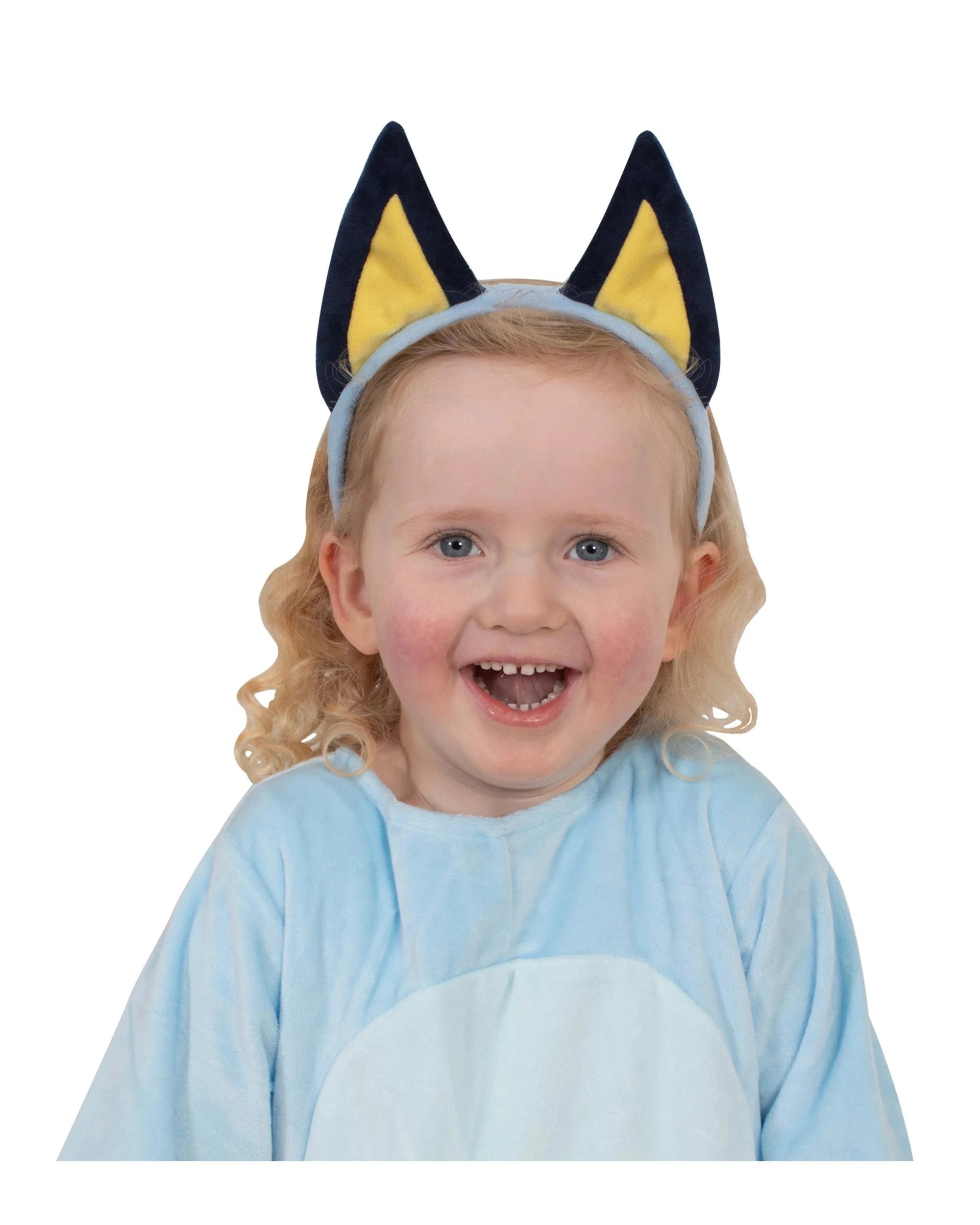 3 Bluey Plush Ears Child Headband - Blue, 3 of 4