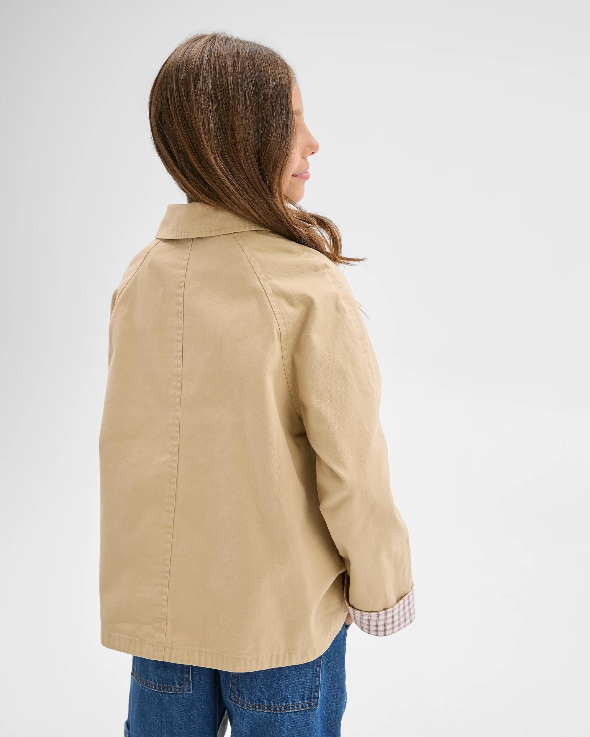 3 Target Kids Australian Cotton Car Coat TAN, 3 of 6