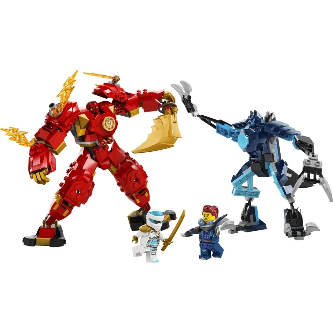 3 LEGO NINJAGO Kai's Elemental Fire Mech 71808, 3 of 11