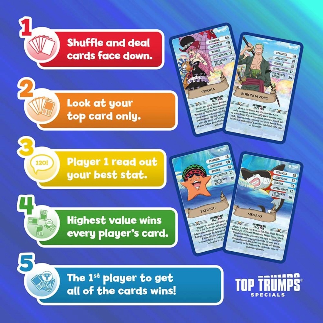4 One Piece - Top Trumps One Piece Card Game, 4 of 4