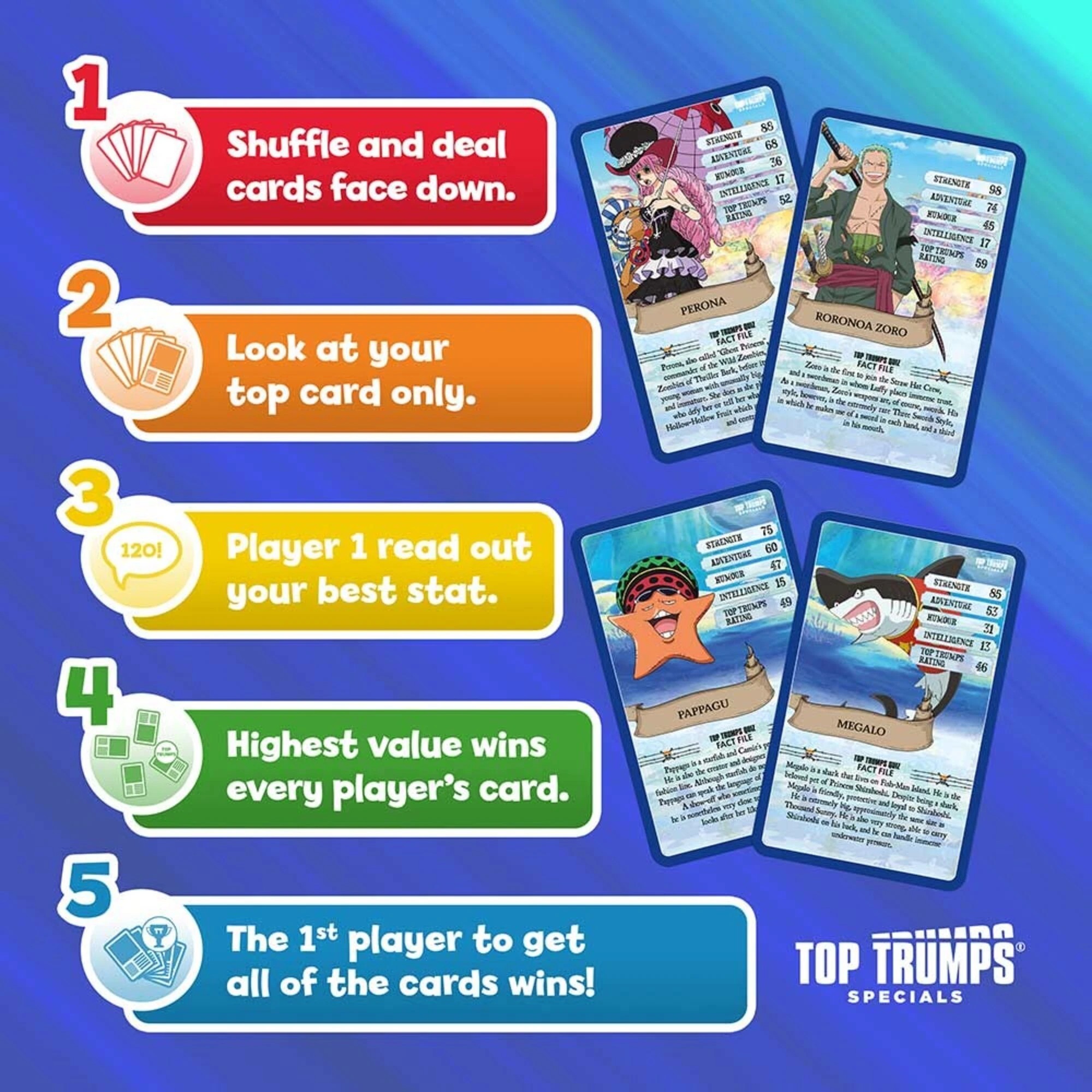 4 One Piece - Top Trumps One Piece Card Game, 4 of 4