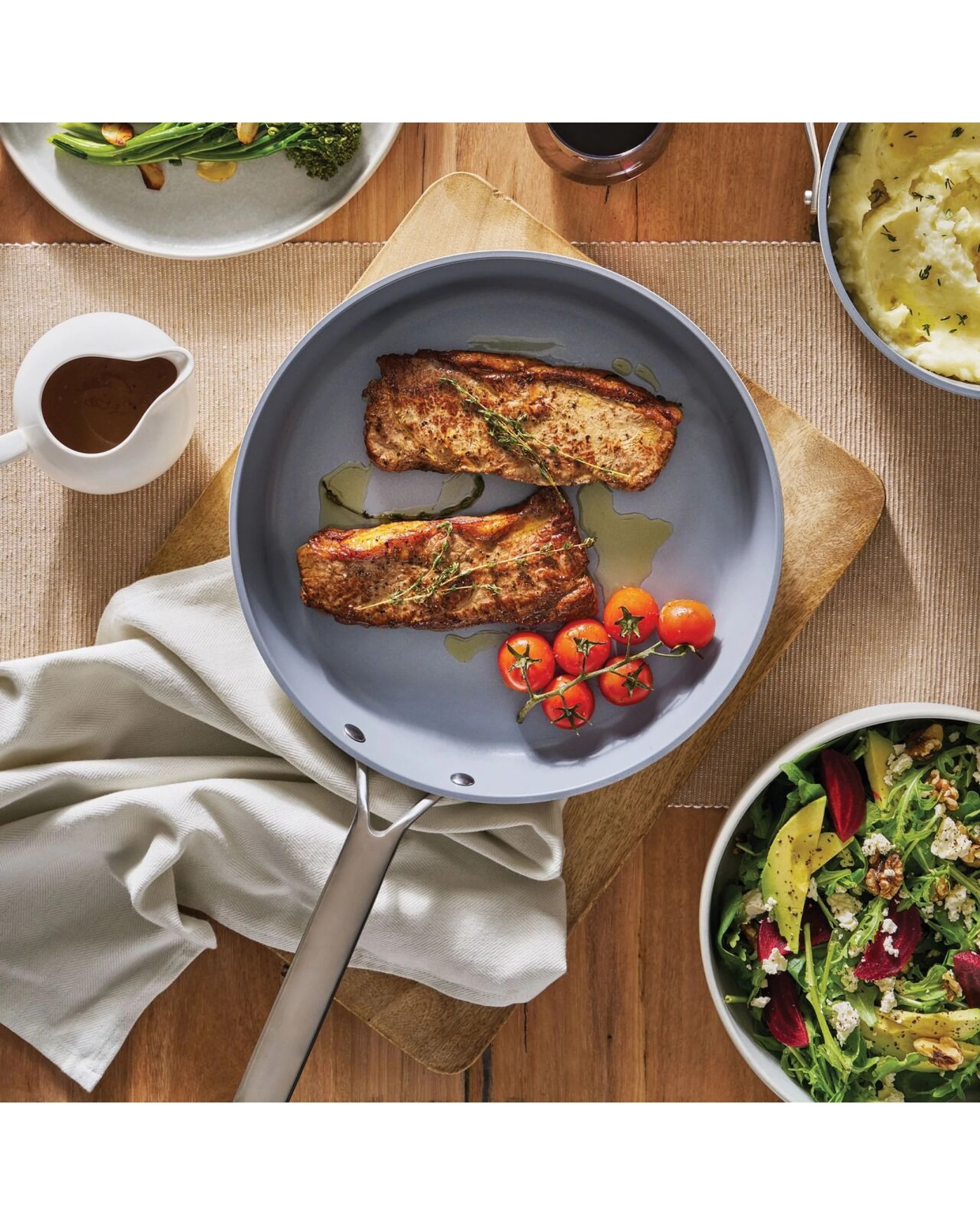 7 20cm Pyrolux Nexgen Saucepan 2.8l Ivory W/ Helper Handle | Ceramic Non-stick Oven Safe, 7 of 8