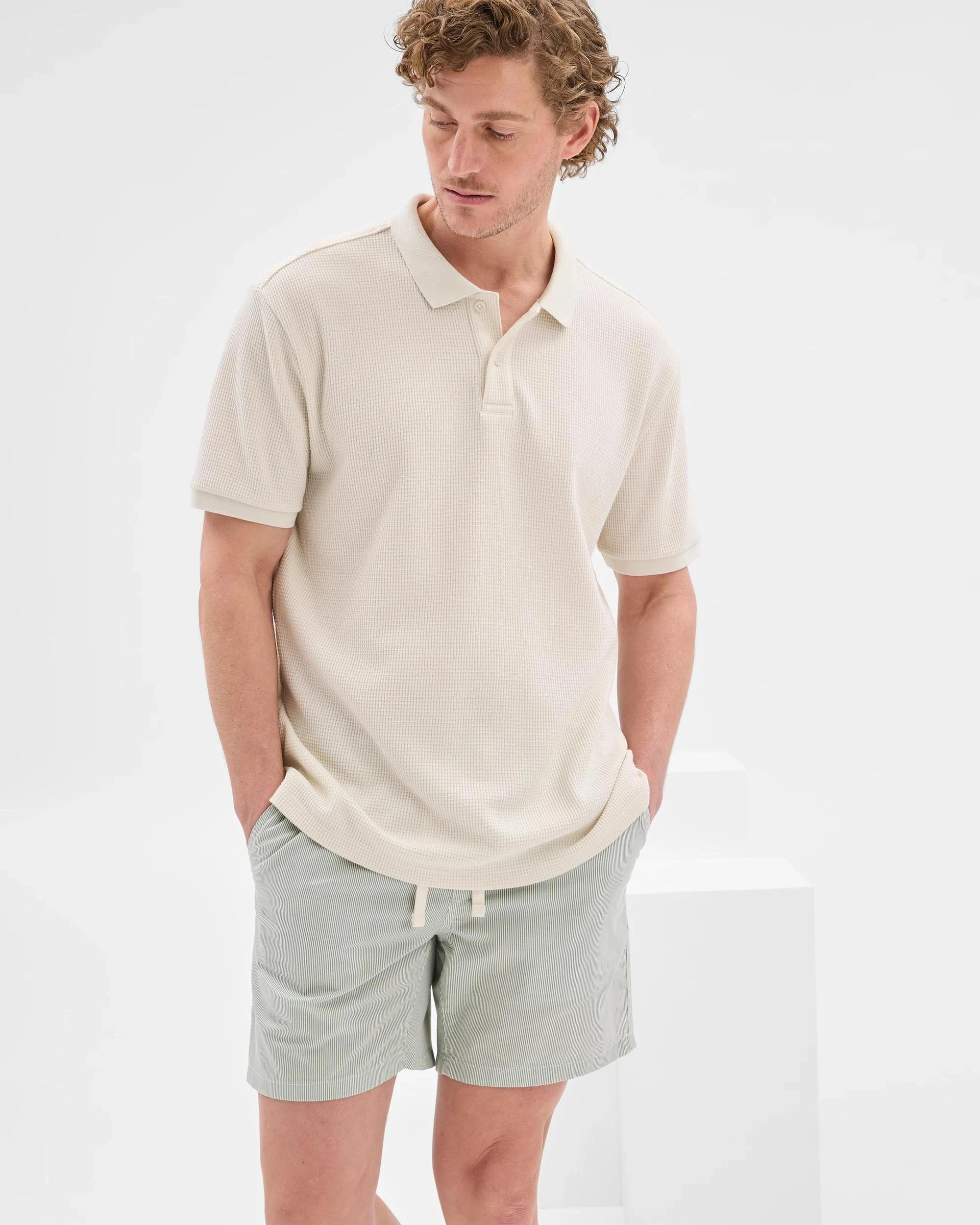 1 Target Australian Cotton Micro Stripe Shorts GREEN, 1 of 10