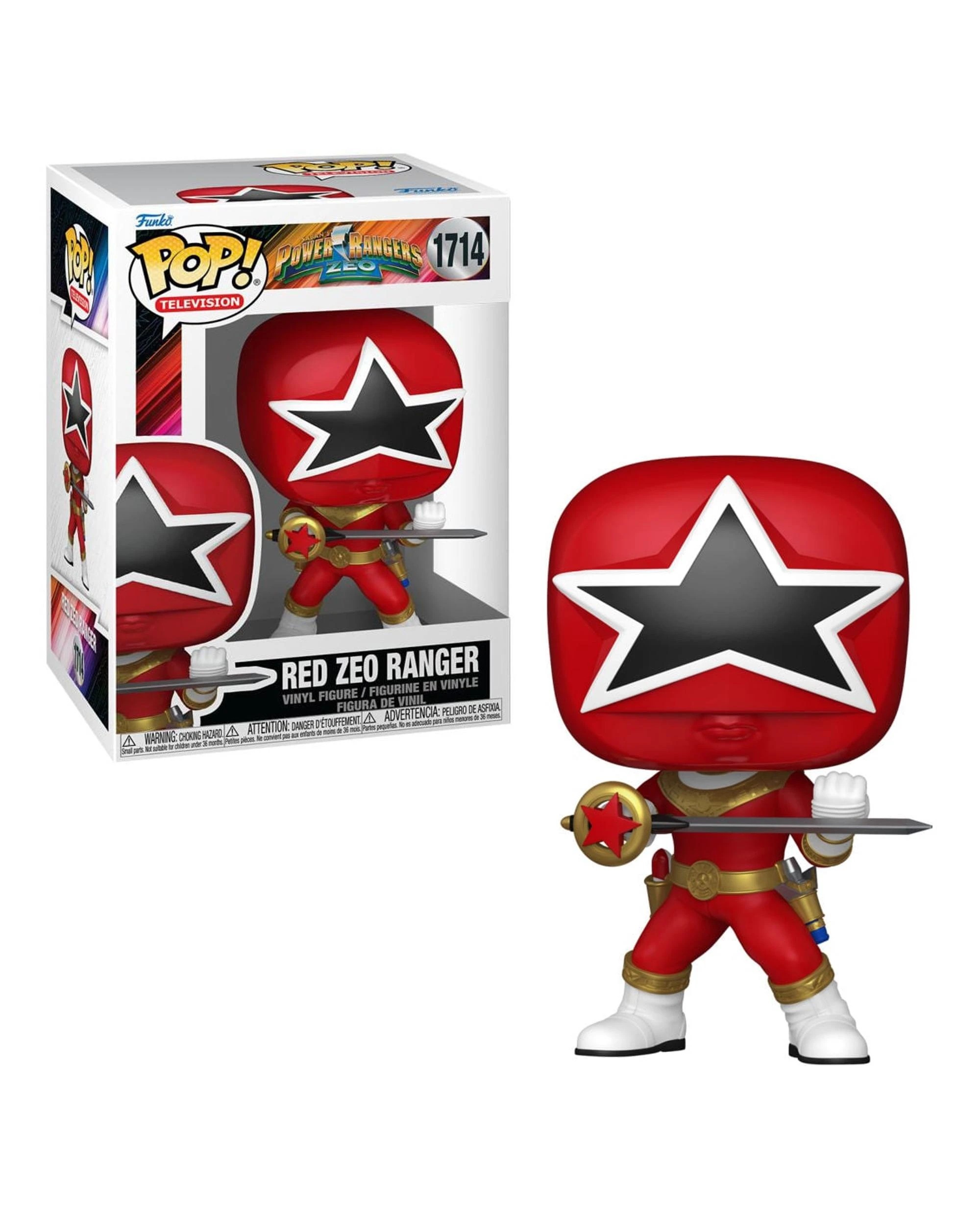 1 Power Rangers Zeo Red Zeo Ranger Funko POP! Vinyl, 1 of 3