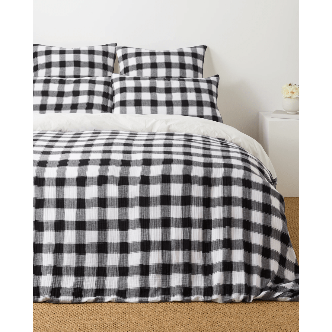 1 Target Cameron Muslin Quilt Cover Set
 - Double Bed
 - Black, 1 of 3