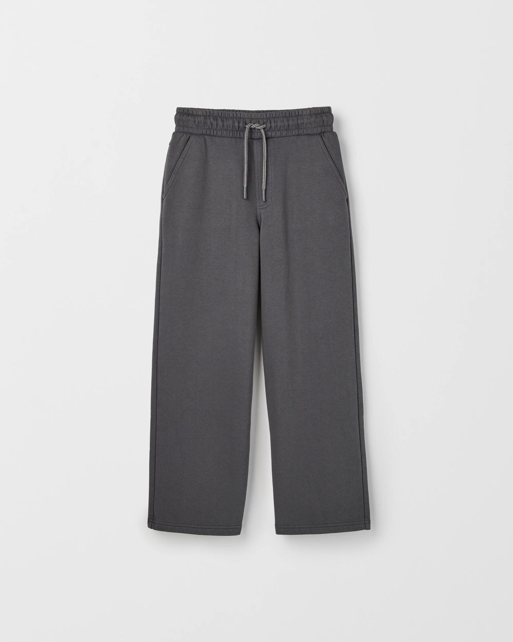 1 Target Kids Australian Cotton Blend Heavyweight Wide Leg Trackpants BLACK, 1 of 1