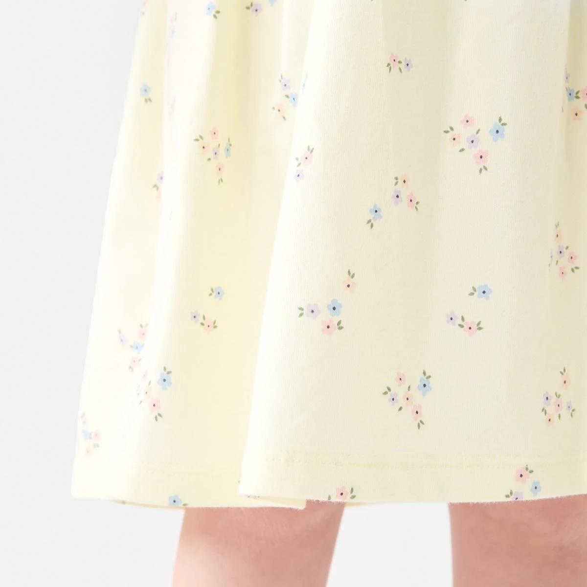 5 Jersey Dress BLUSH BLOOMS FLORALS SORBET, 5 of 7