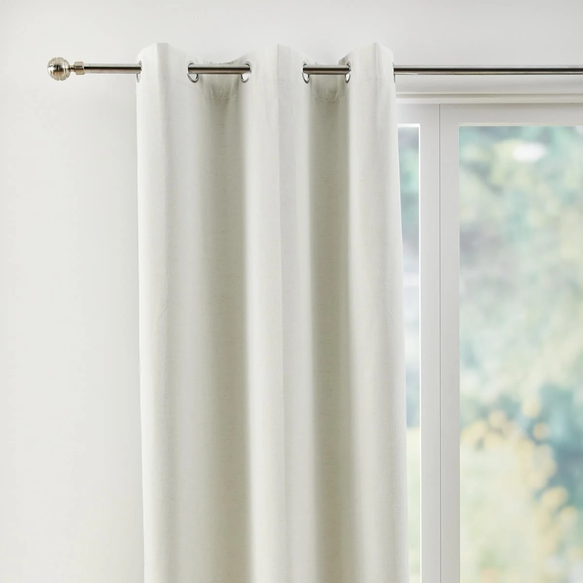 2 Valletta Block Out Curtain - Snow, 2 of 5