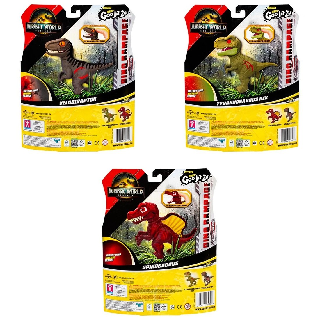10 Heroes of Goo Jit Zu Jurassic World S6 Hero Pack - Assorted, 10 of 10