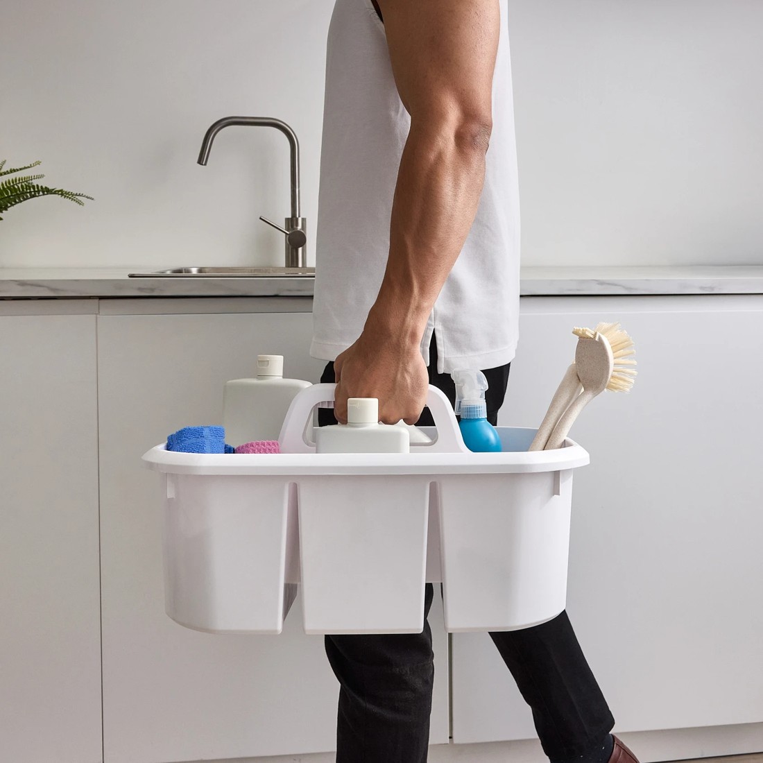 1 Large Cleaning Caddy, 1 of 8