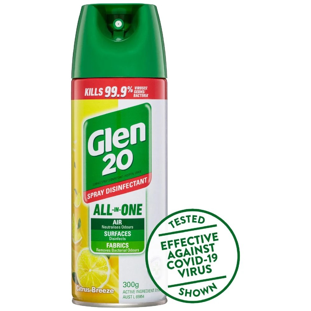 1 Glen 20 Disinfectant 300g Citrus Breeze, 1 of 3