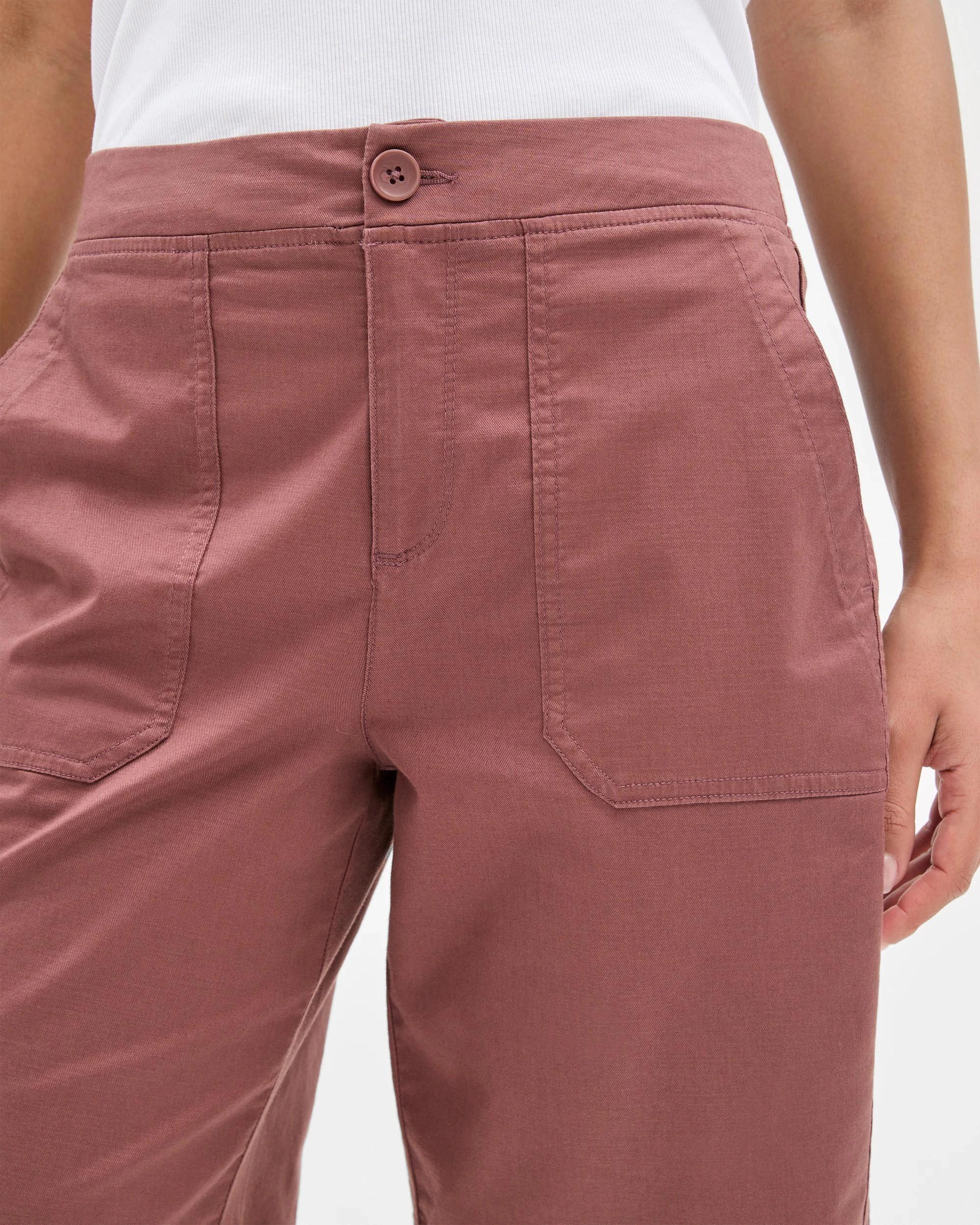 5 Target Ribbed Waist Shorts CAROB, 5 of 5