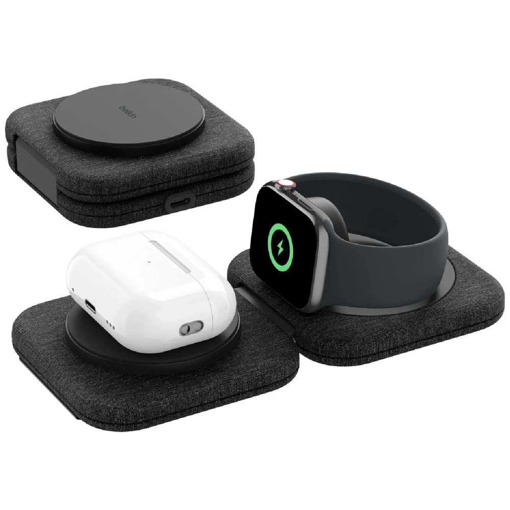 5 Belkin BoostCharge Pro Qi2 2-in-1 Travel Pad 15W Black, 5 of 6
