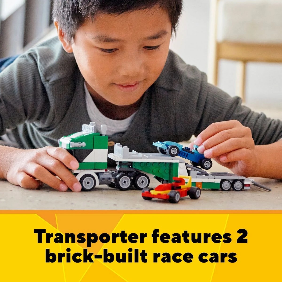 6 LEGO Creator Race Car Transporter 31113, 6 of 10