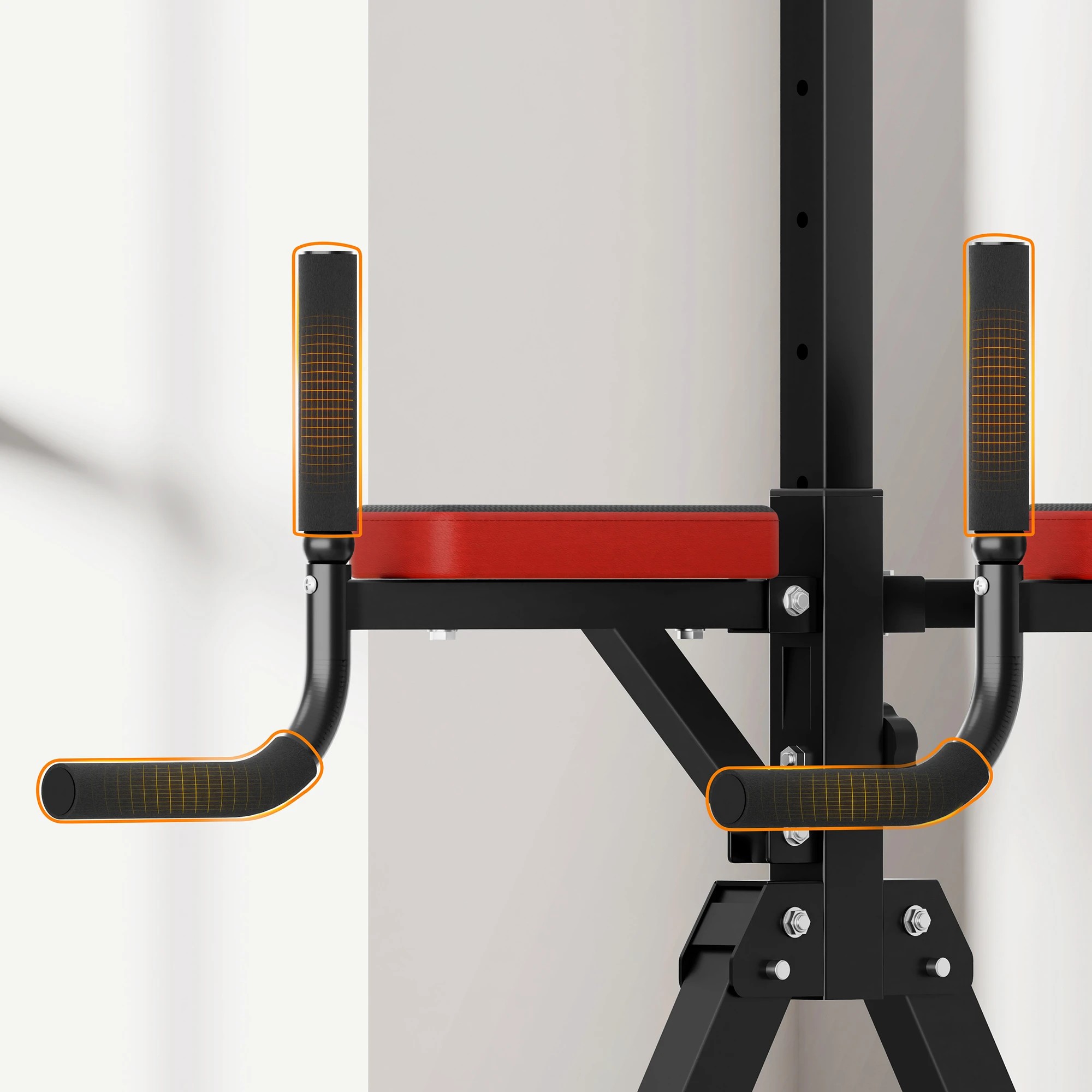 9 Black Lord Power Tower Chin Up Bar Pull Up Weight Bench Home Gym Foldable, 9 of 9