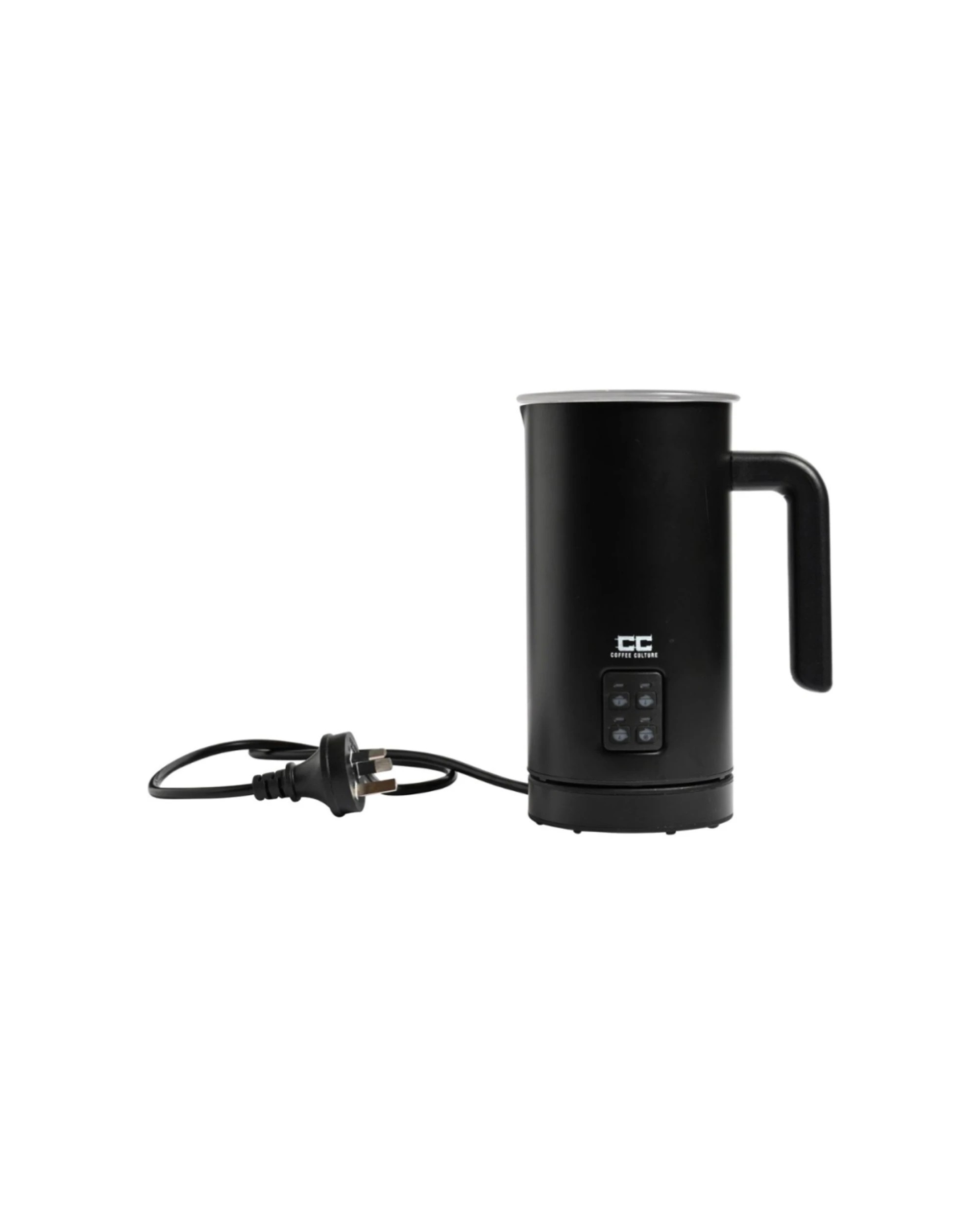 3 Coffee Culture Electric Milk Frother 300ml Stainless Steel Interior - Black, 3 of 5
