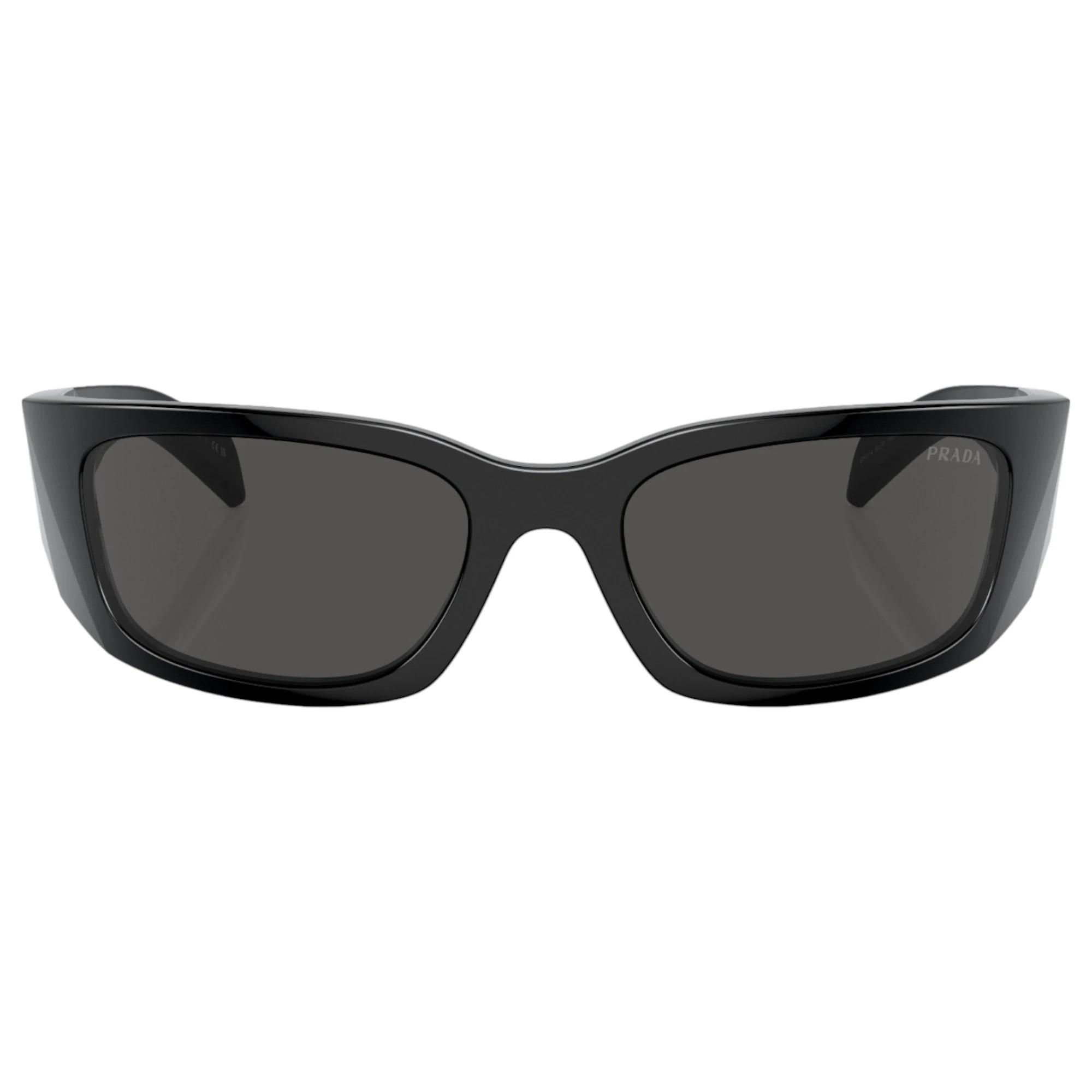 2 Prada Womens Sunglasses PRA14S Black/ Dark Grey Sunnies BLACK/DARK GREY, 2 of 5