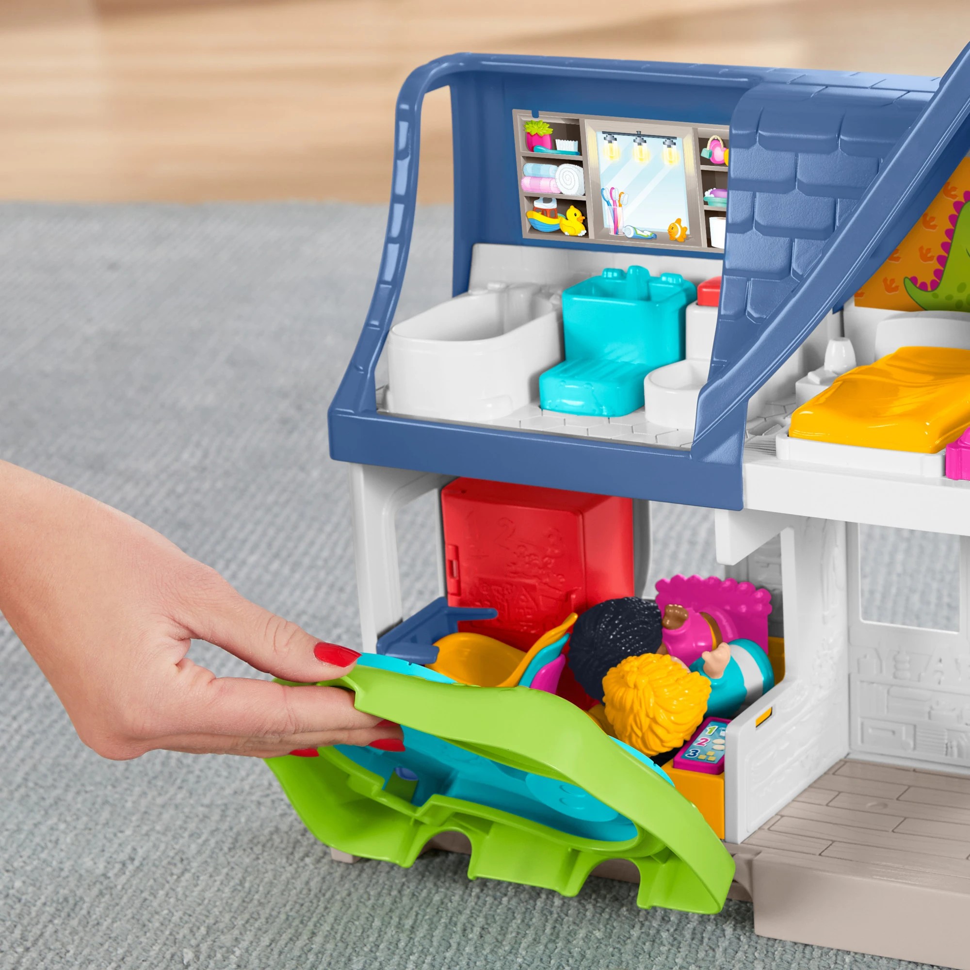 6 10 Piece Fisher-Price Little People Friends Together Play House Toddler Learning Playset, 6 of 6