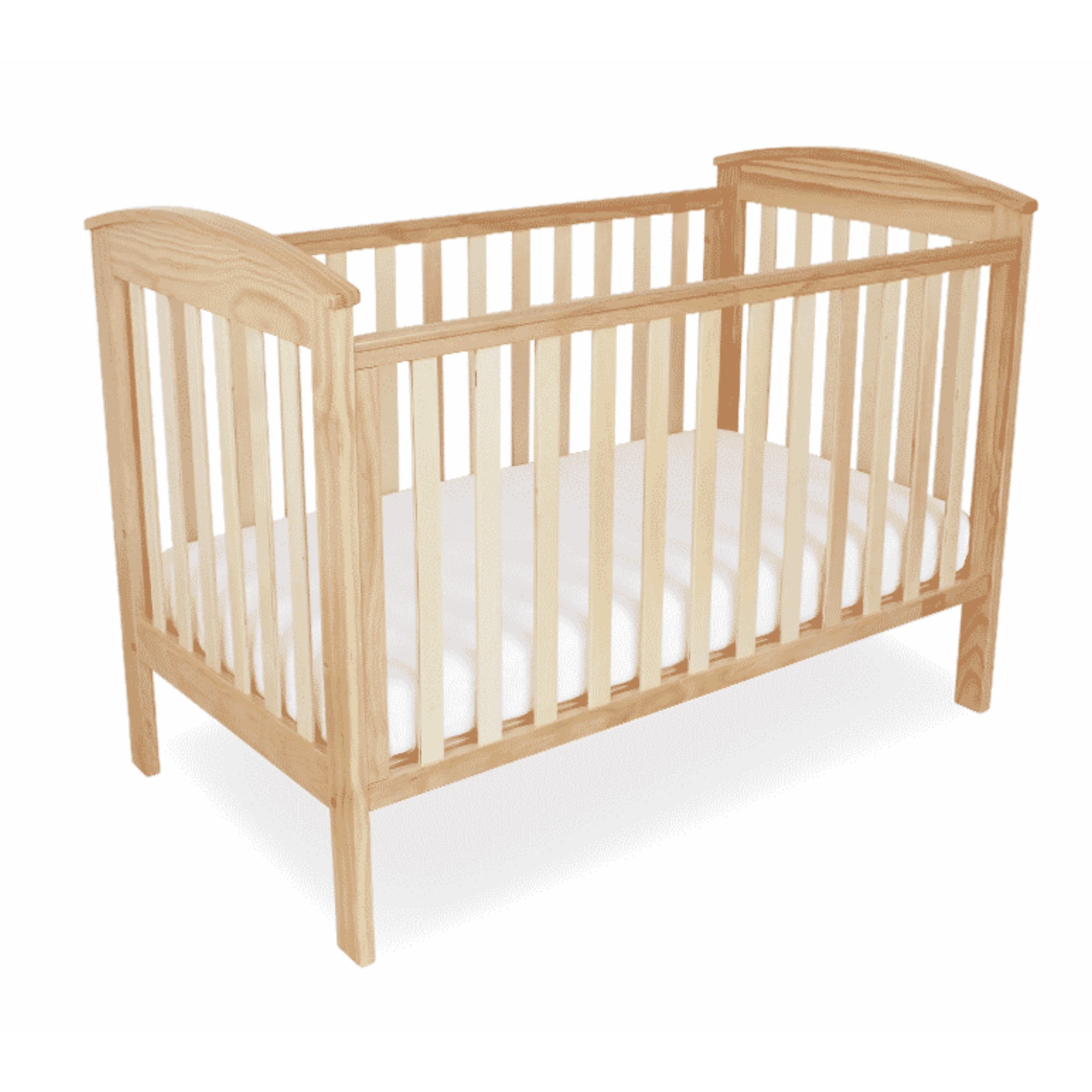 5 Babyhood Classic Curve Cot - Natural, 5 of 6