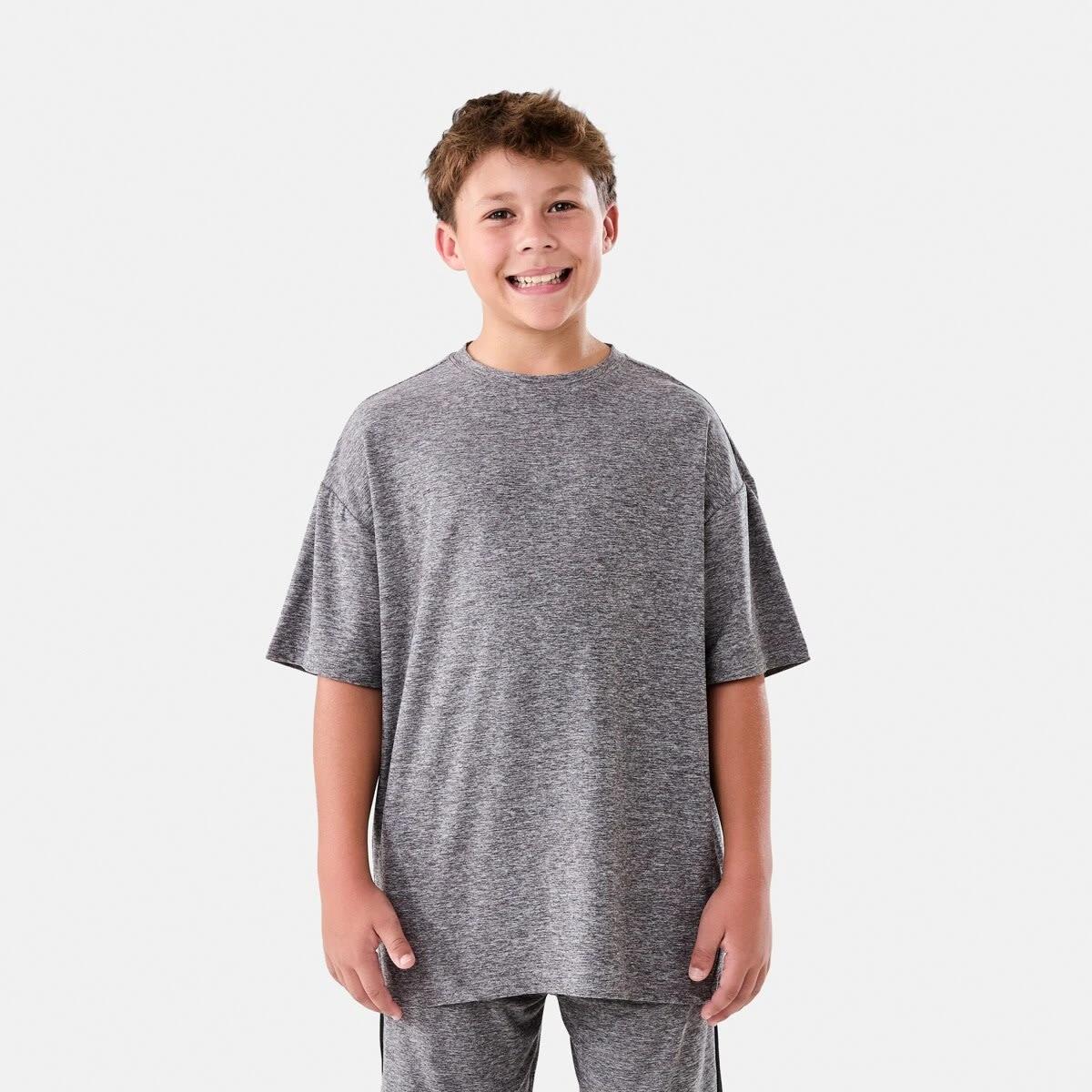 1 Active Kids T-shirt TEXTURED SPORT GREY, 1 of 6