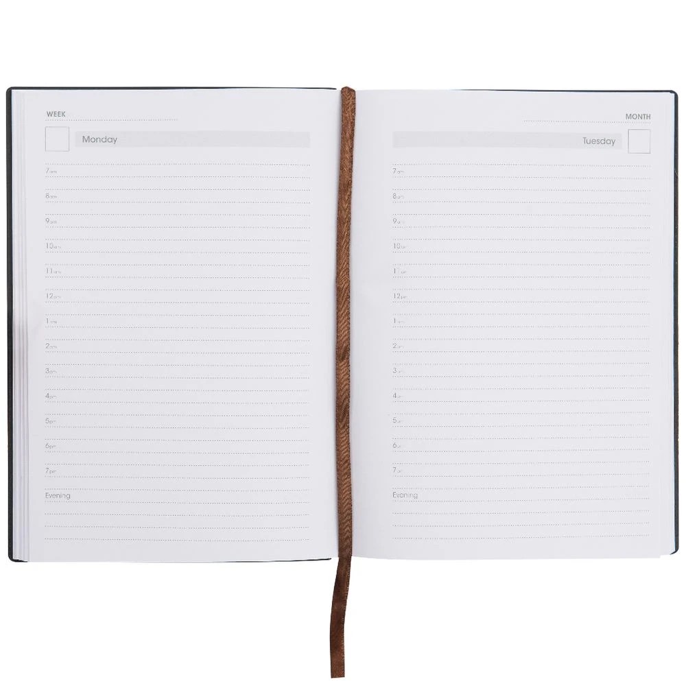 3 Otto A5 Undated Day to Page Urban Diary Tan, 3 of 4