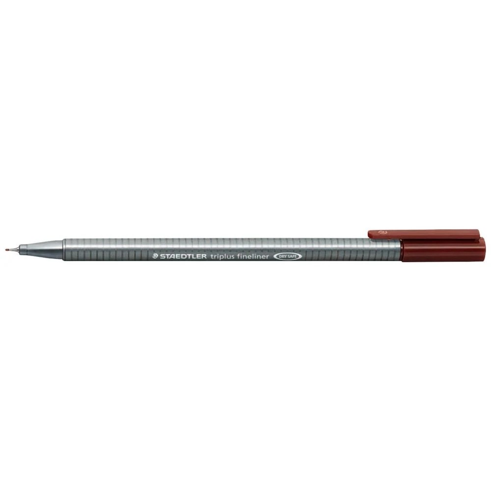 1 Staedtler Triplus 0.3mm Fineliner Van Dyke Brown, 1 of 6