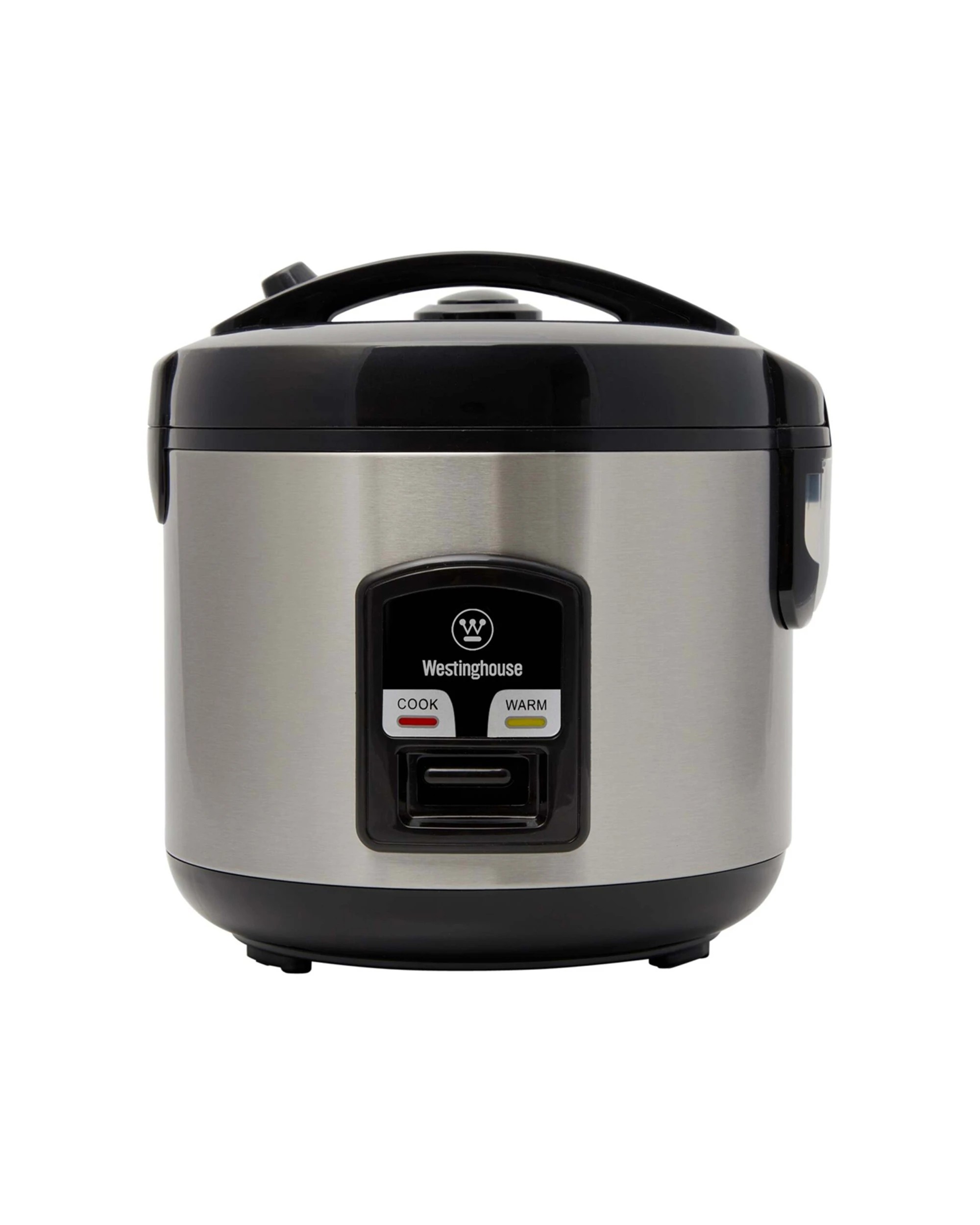1 Westinghouse 10 Cup Rice Cooker Stainless Steel W/keep Warm Function & Steamer
 - Silver, 1 of 7