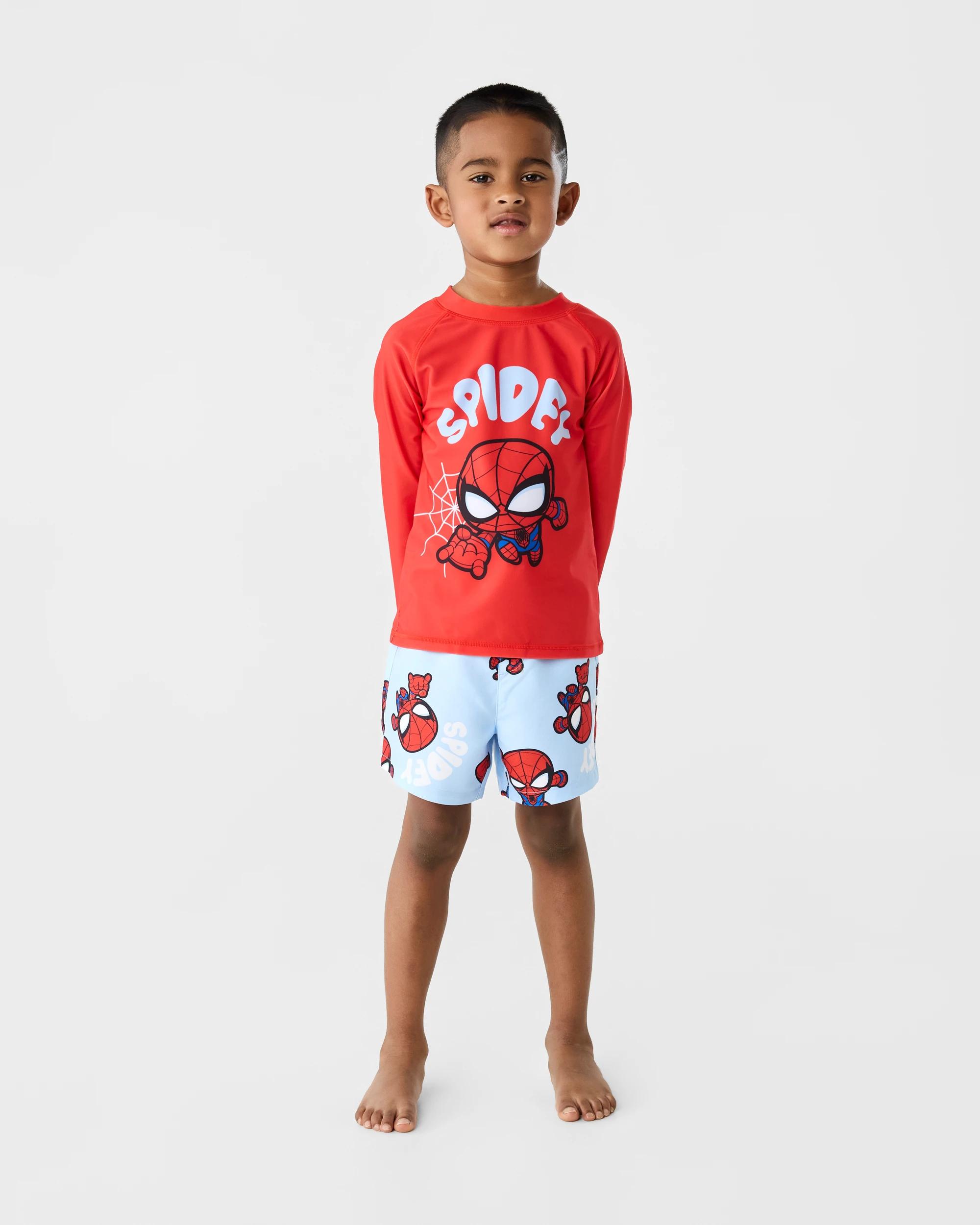 5 Spider-Man License Long Sleeve Rash Vest Spiderman, 5 of 6
